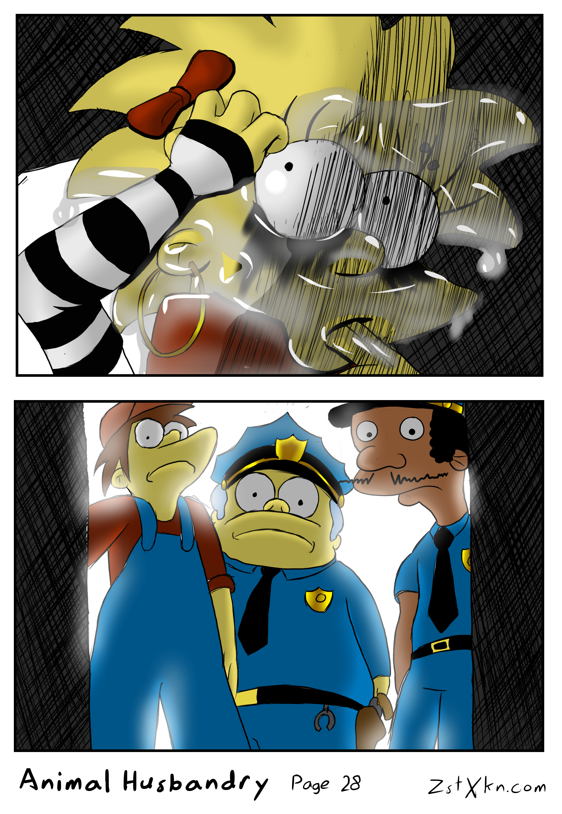 Chief Wiggum (Lou (The Simpsons)) Rule 34 Image