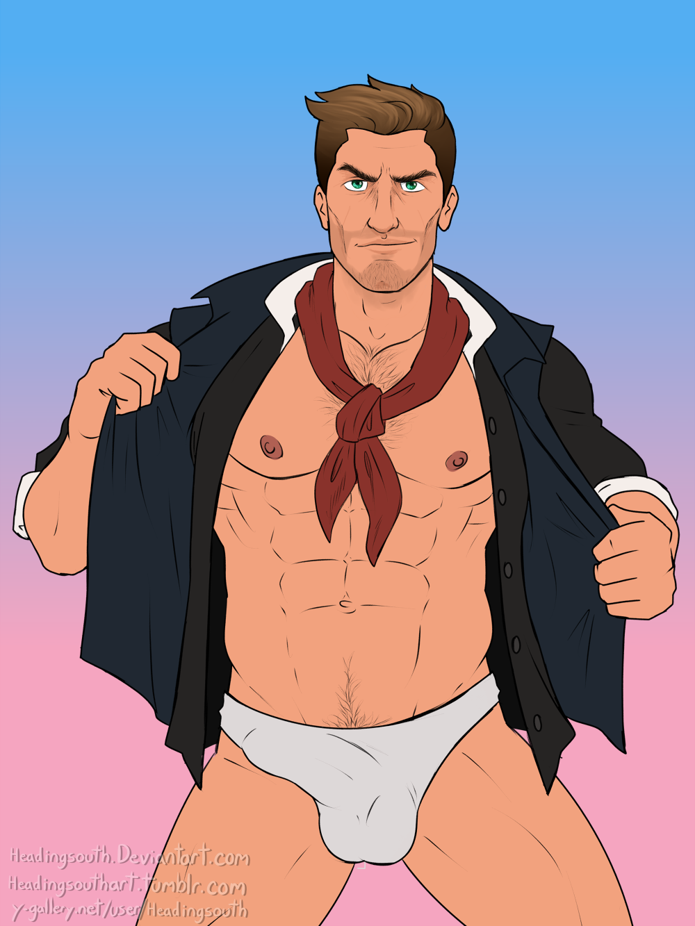 Booker Dewitt (Bioshock) Rule 34 Image