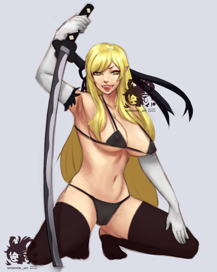Kiss-Shot Acerola-Orion Heart-Under-Blade (Monogatari (Series)) Rule 34 Image