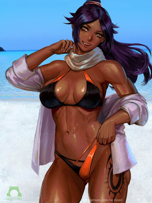 Shihouin Yoruichi (Bleach) Rule 34 Image