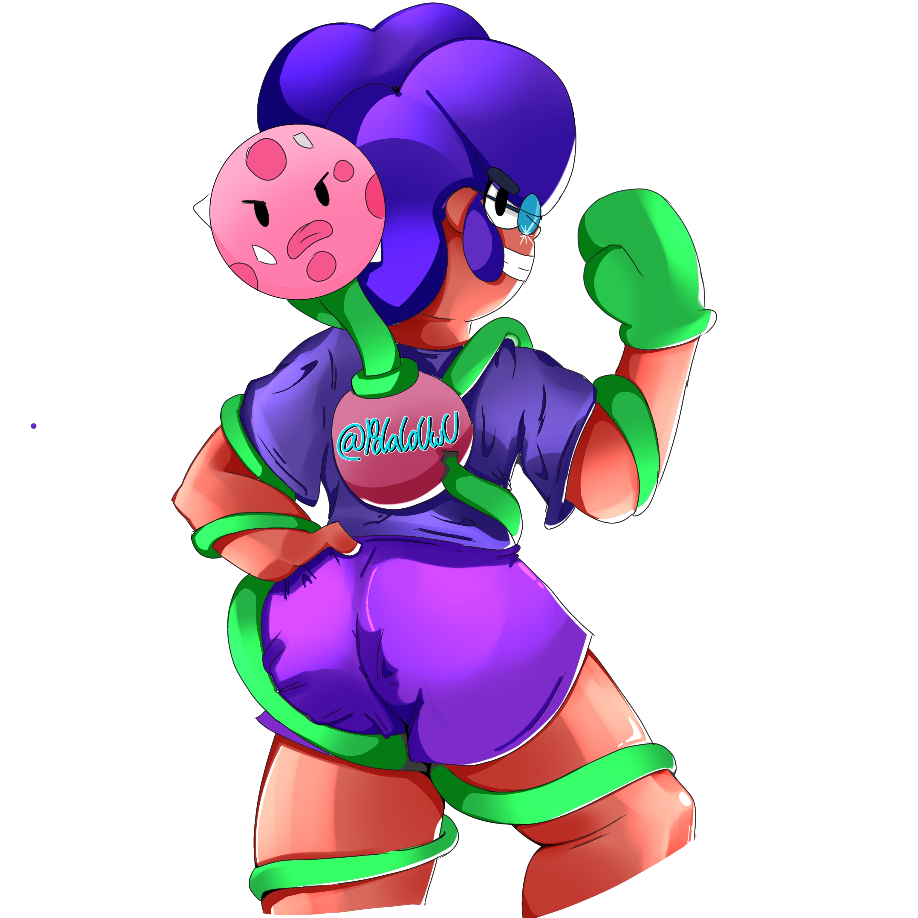 Rosa (Brawl Stars) Rule 34 Image