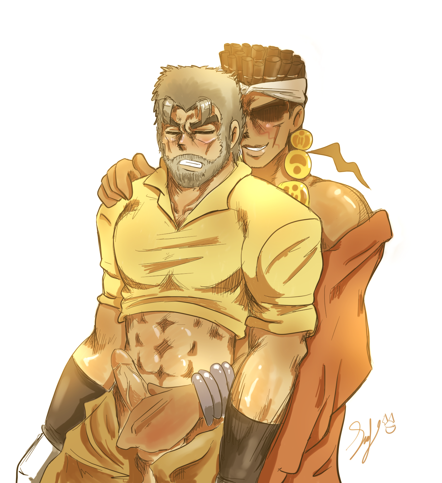 Joseph Joestar (Jojo'S Bizarre Adventure) Rule 34 Image