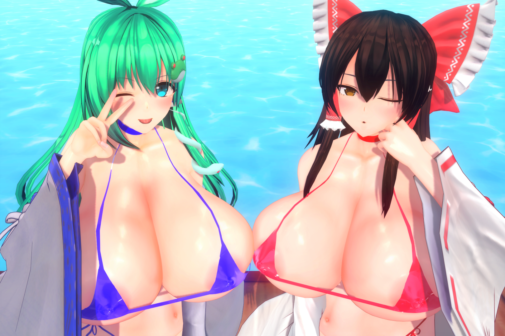 Reimu Hakurei (Touhou) Rule 34 Image