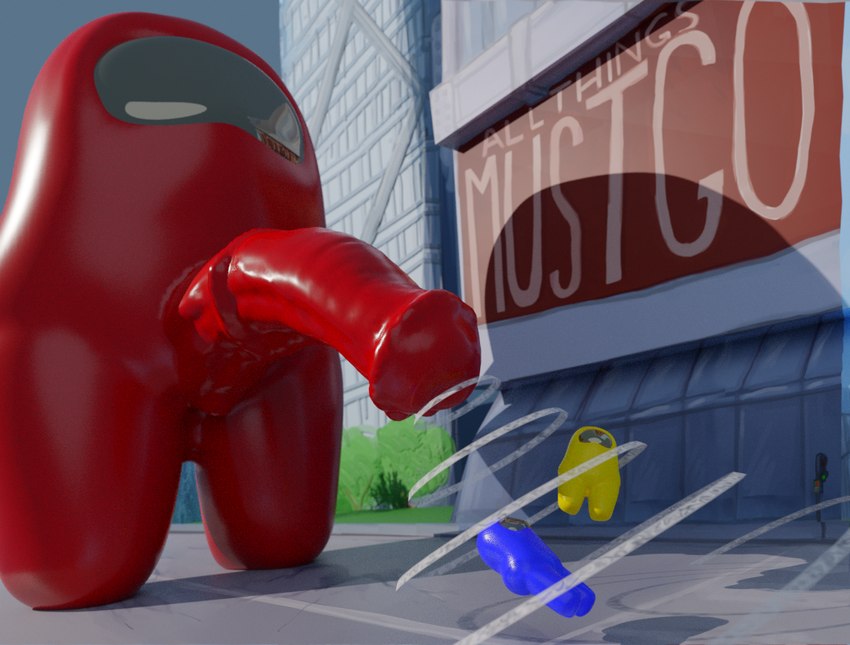 Blue (Among Us) Rule 34 Image