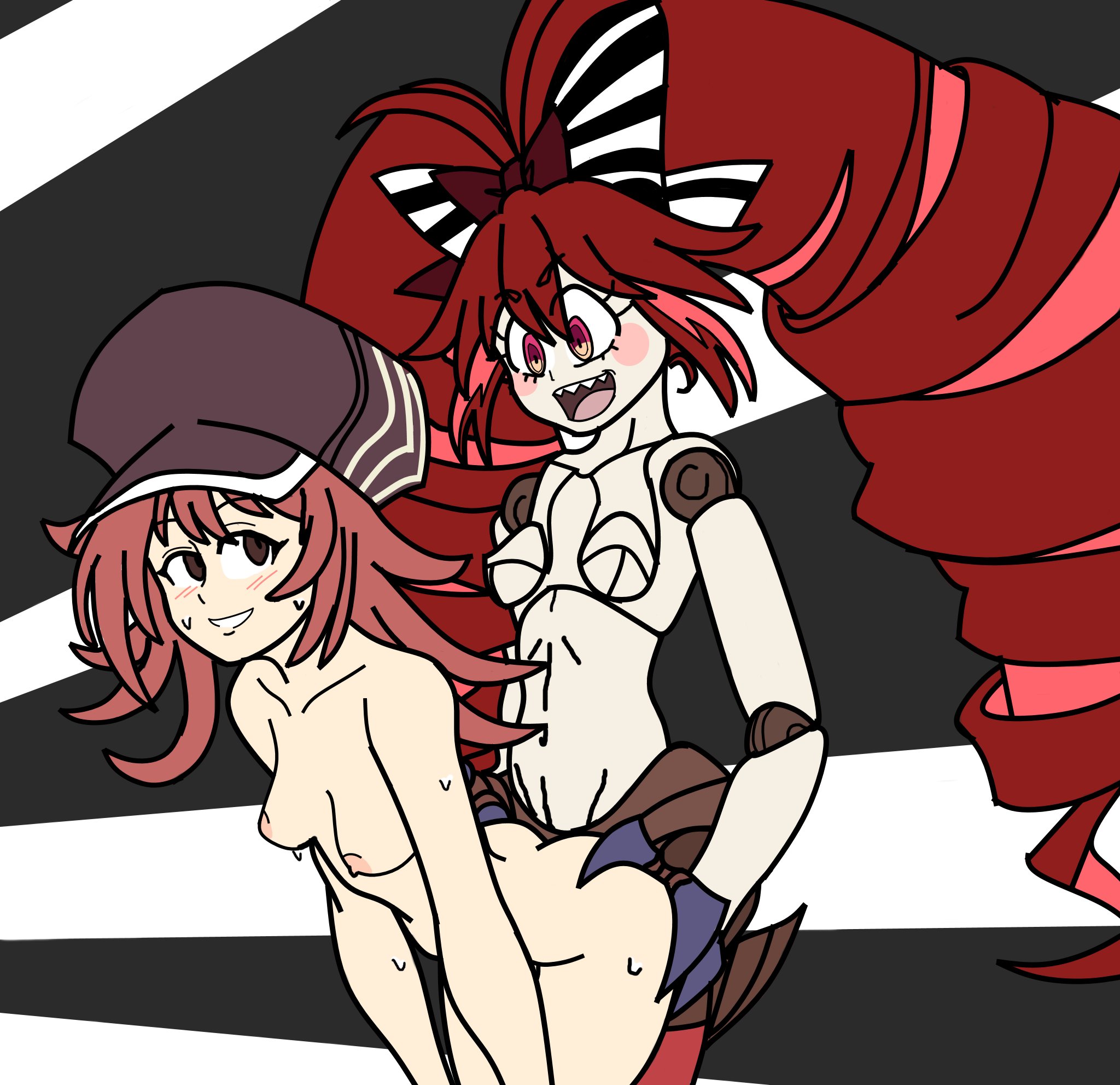 Micha Jawkan (Senki Zesshou Symphogear) Rule 34 Image