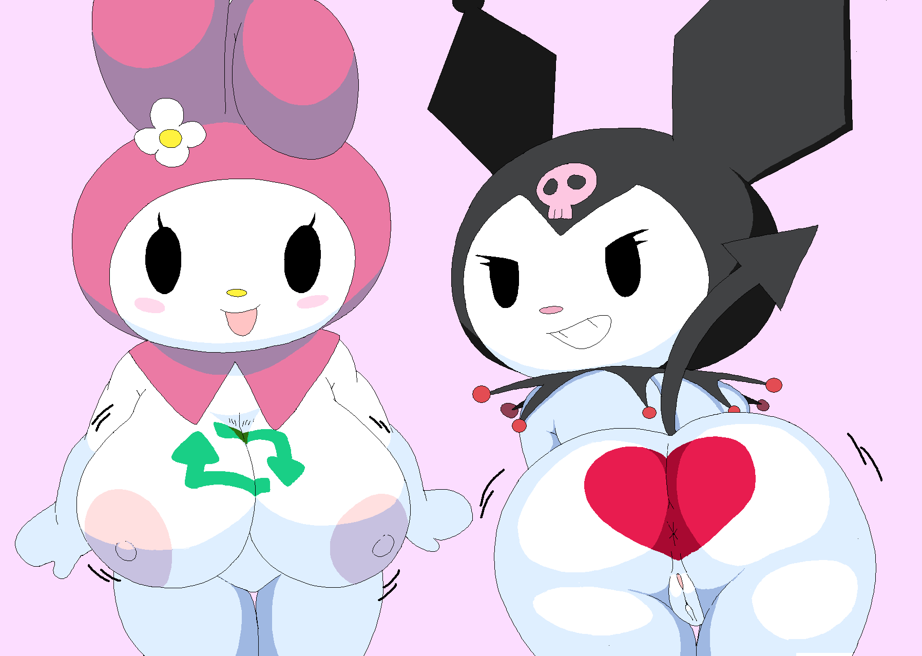 Kuromi (Onegai My Melody) Rule 34 Image