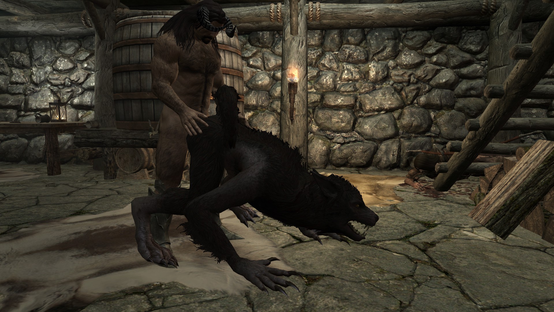 Skyrim Werewolf (Bethesda Softworks) Rule 34 Image