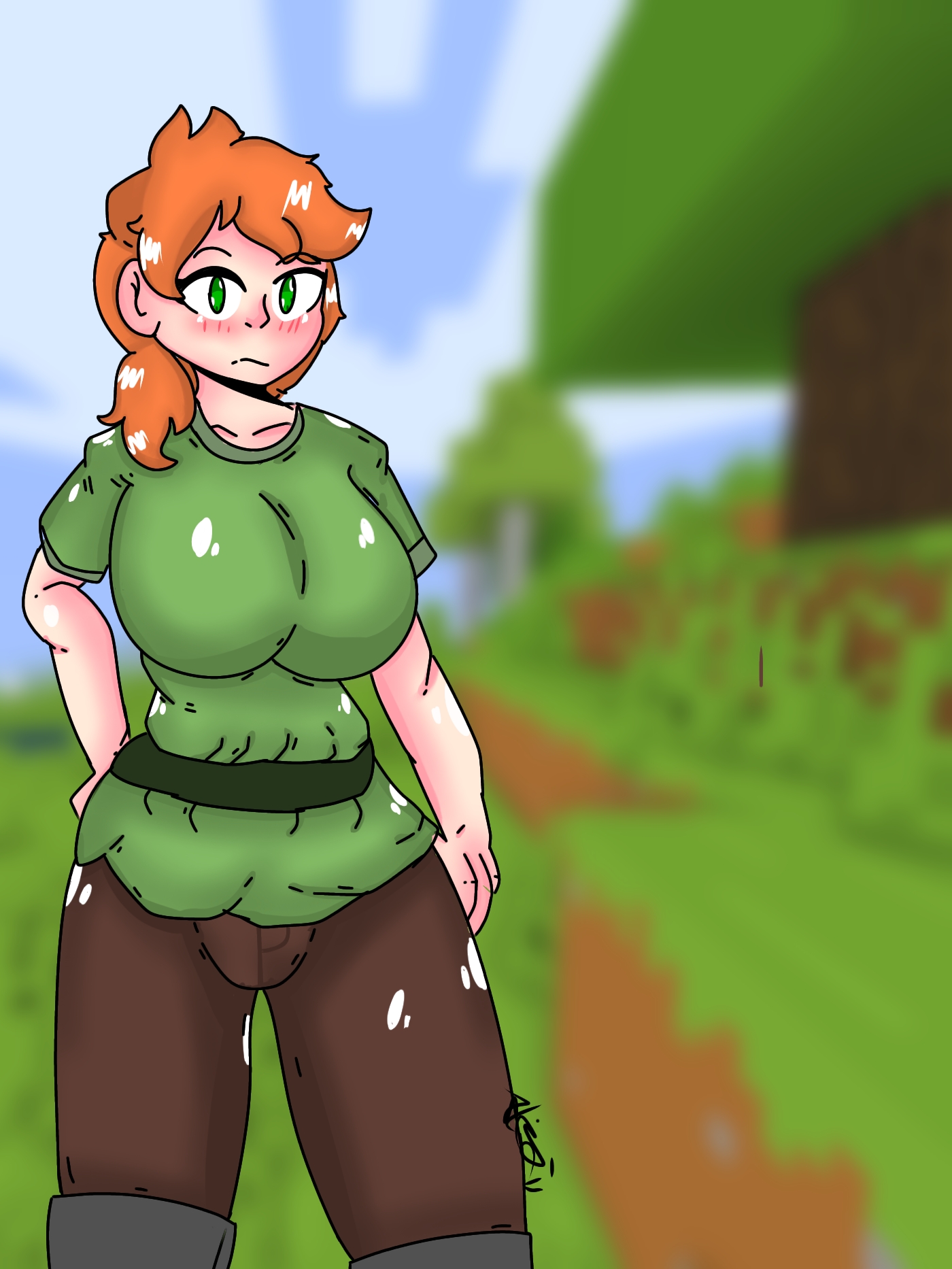 Alex (Minecraft) Rule 34 Image