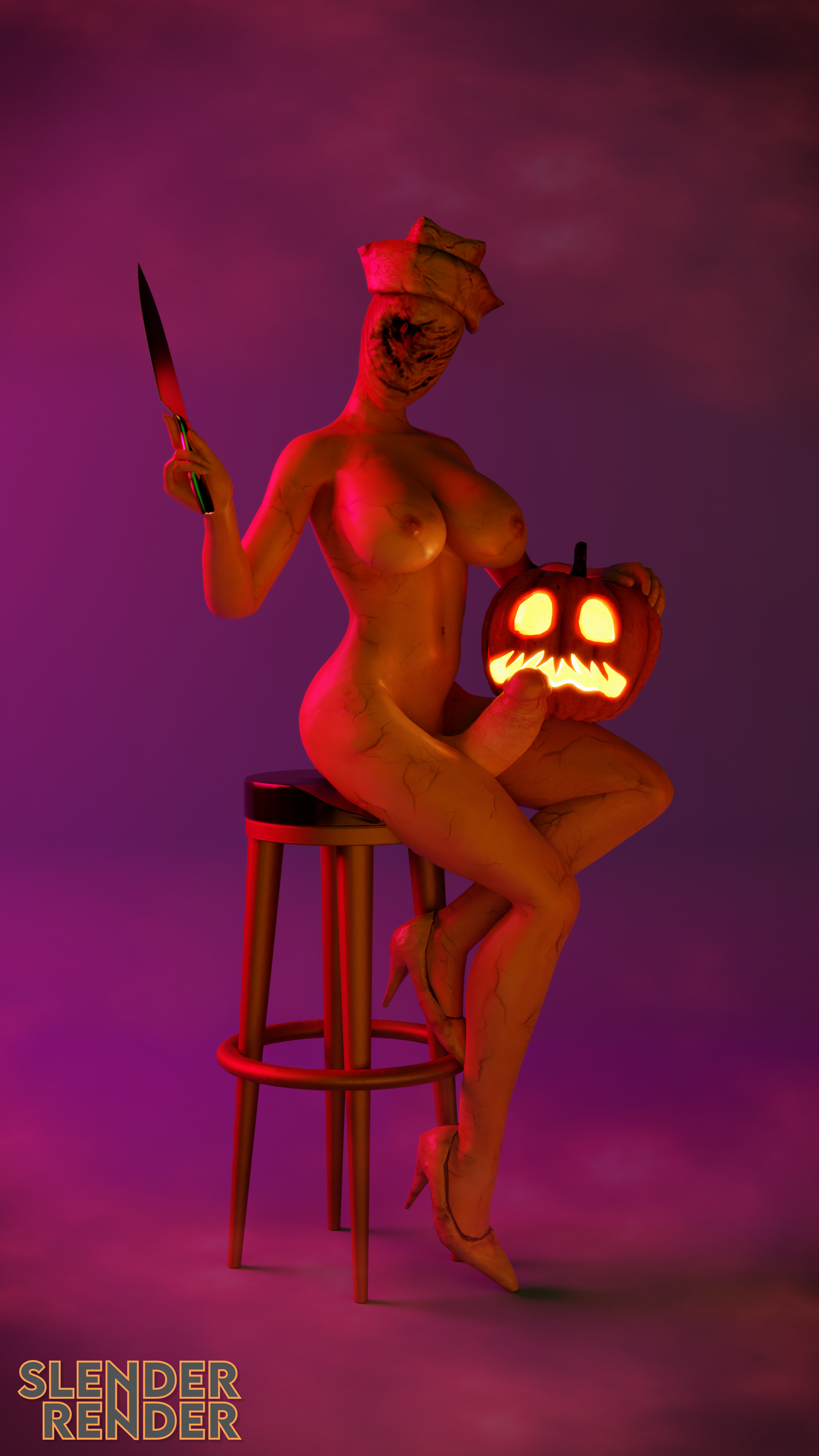 Bubble Head Nurse (Halloween) Rule 34 Image