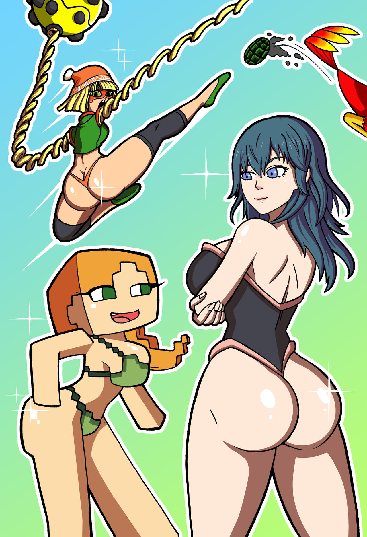 Alex (Minecraft) Rule 34 Image