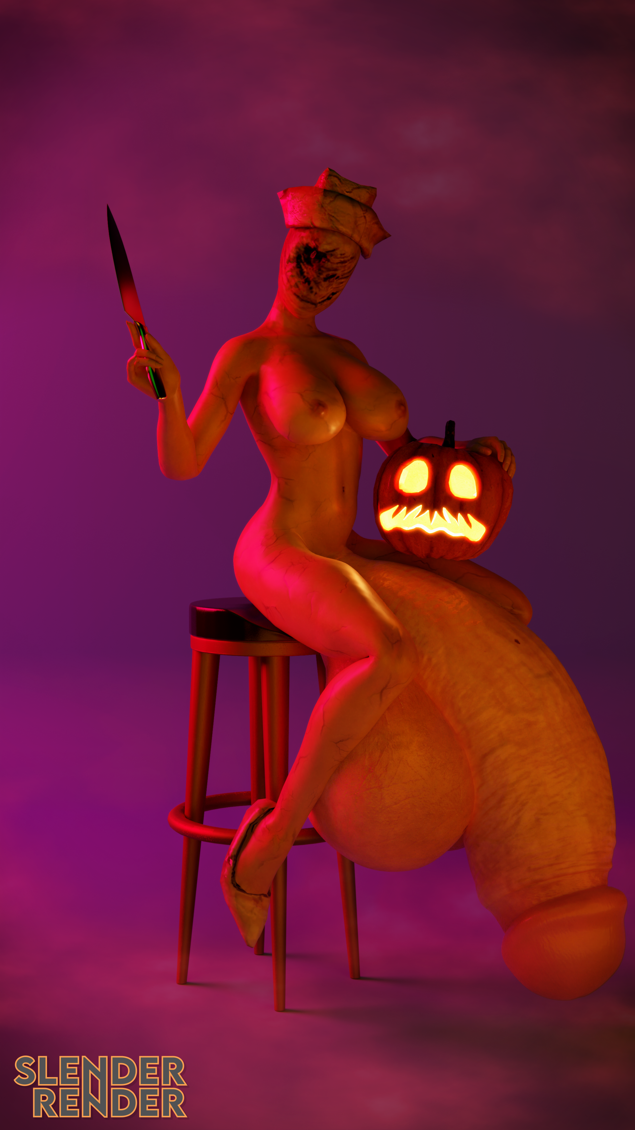 Bubble Head Nurse (Halloween) Rule 34 Image