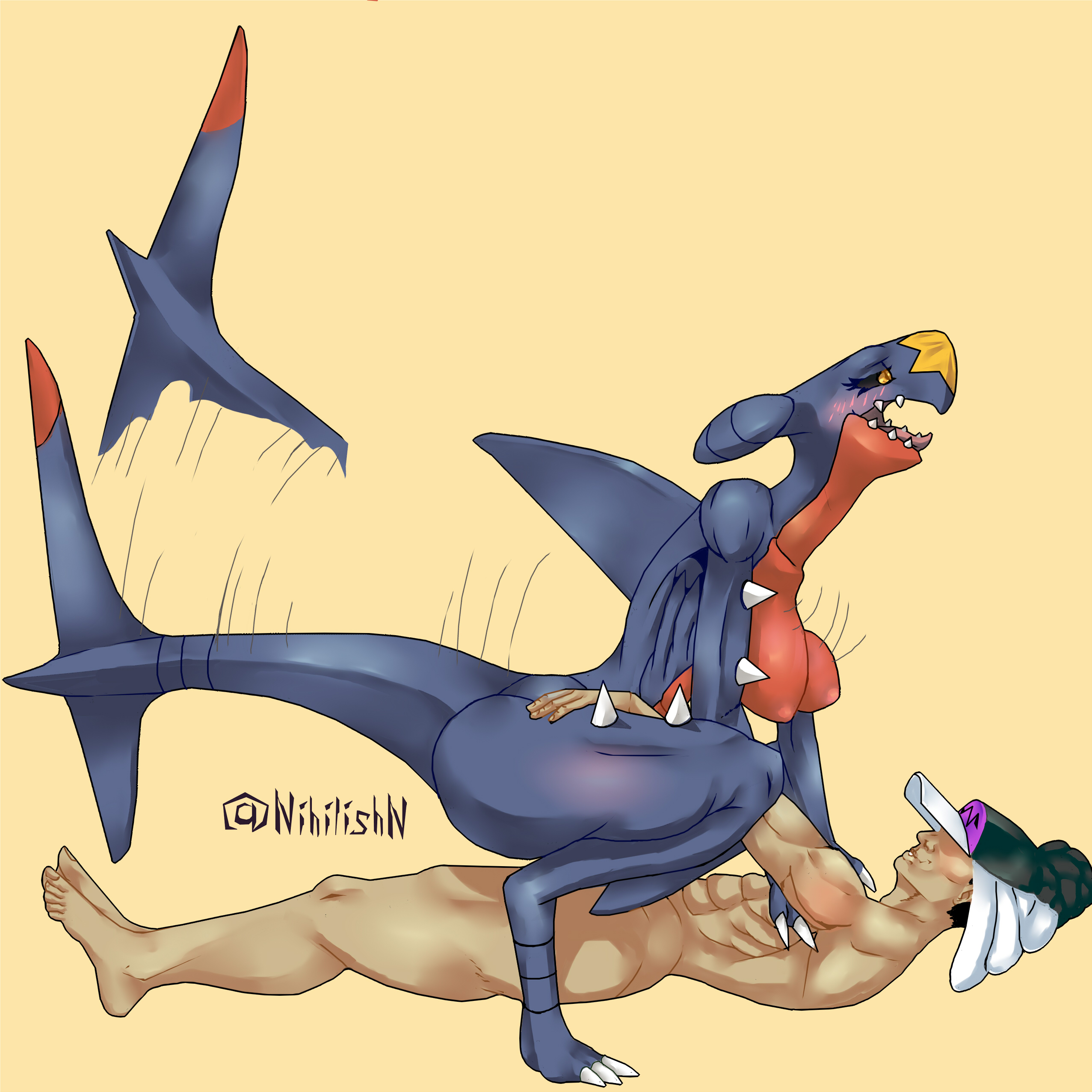 Female Garchomp (Pokemon) Rule 34 Image
