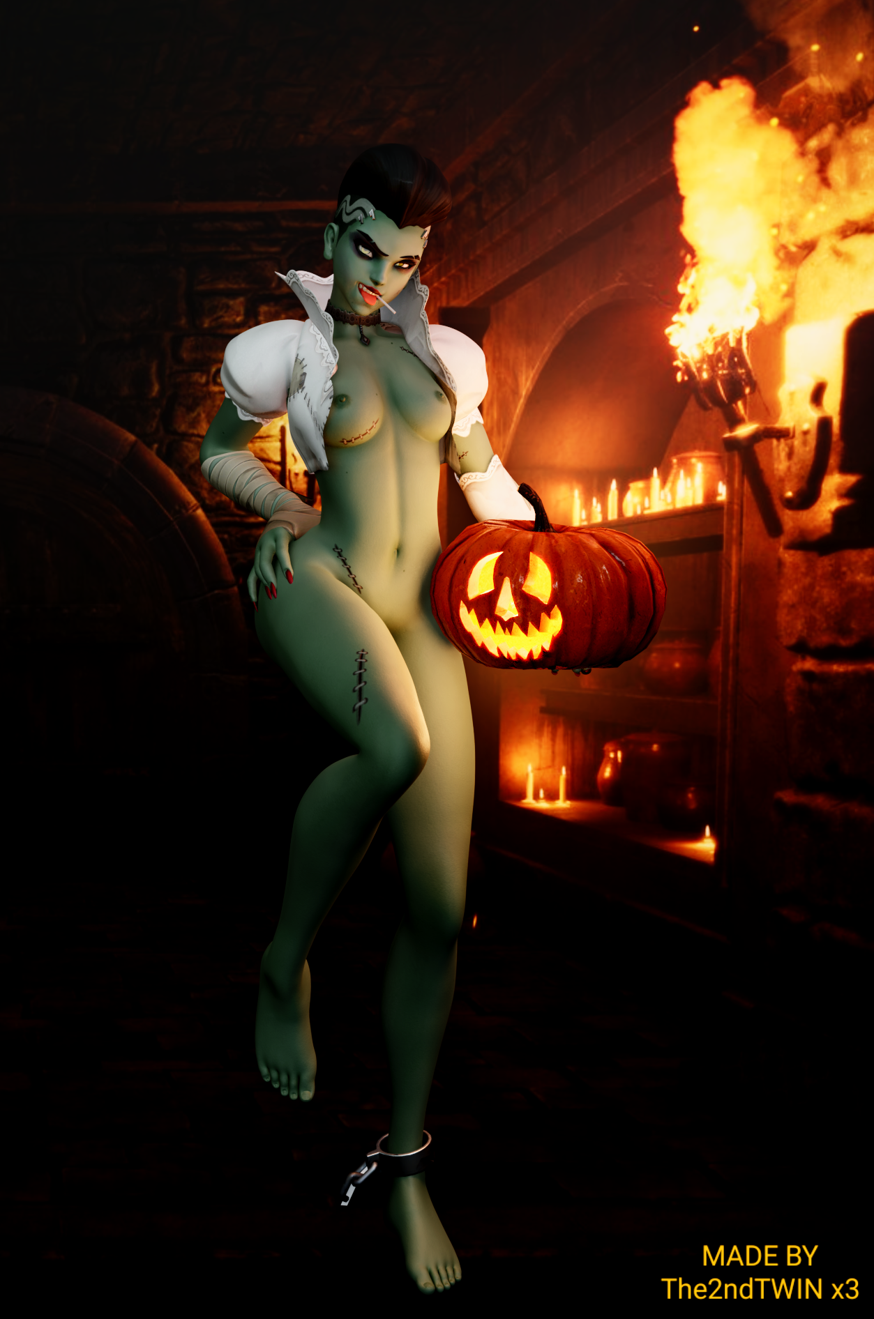 Bride Sombra (Frankenstein) Rule 34 Image