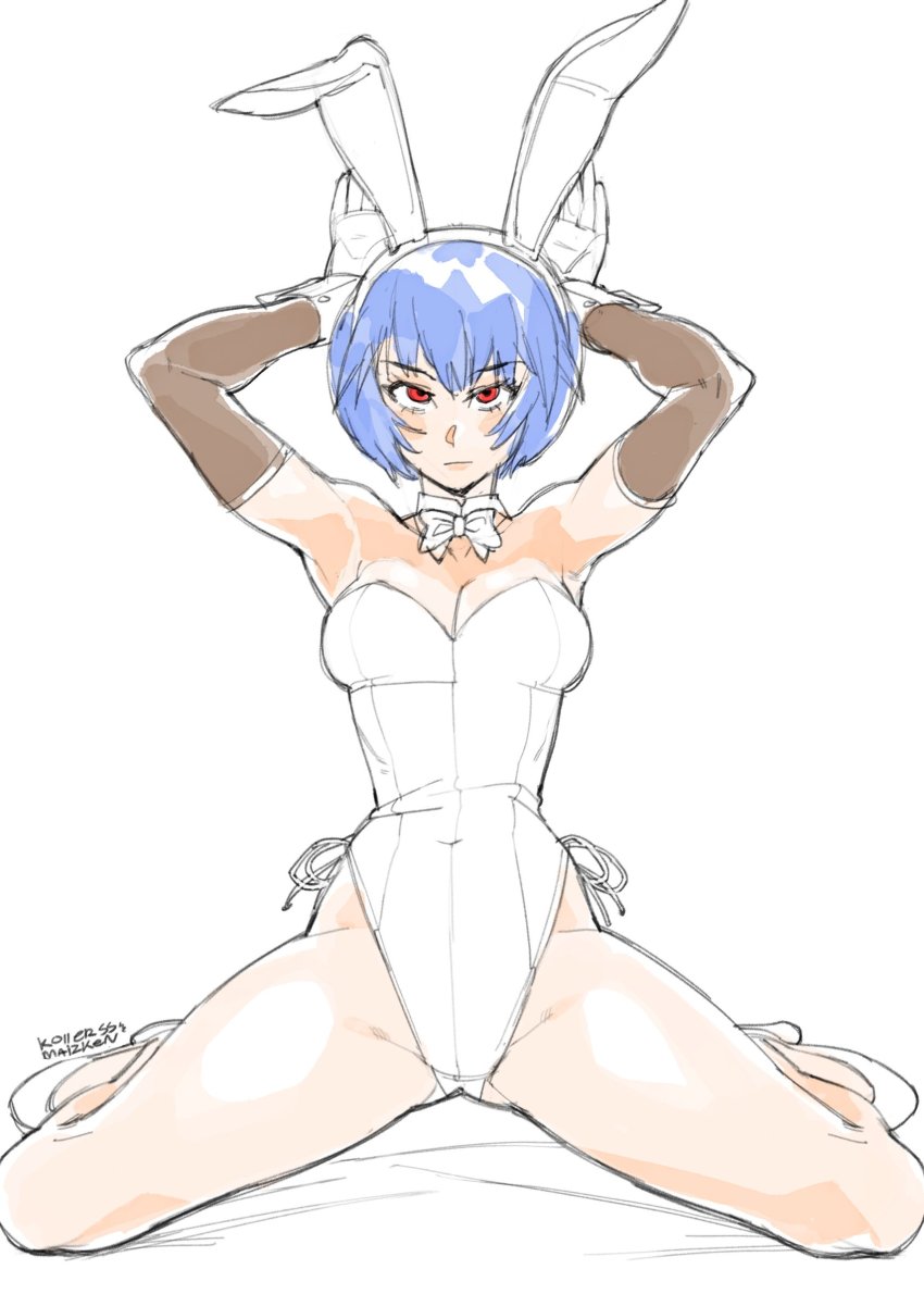 Ayanami Rei (Neon Genesis Evangelion) Rule 34 Image