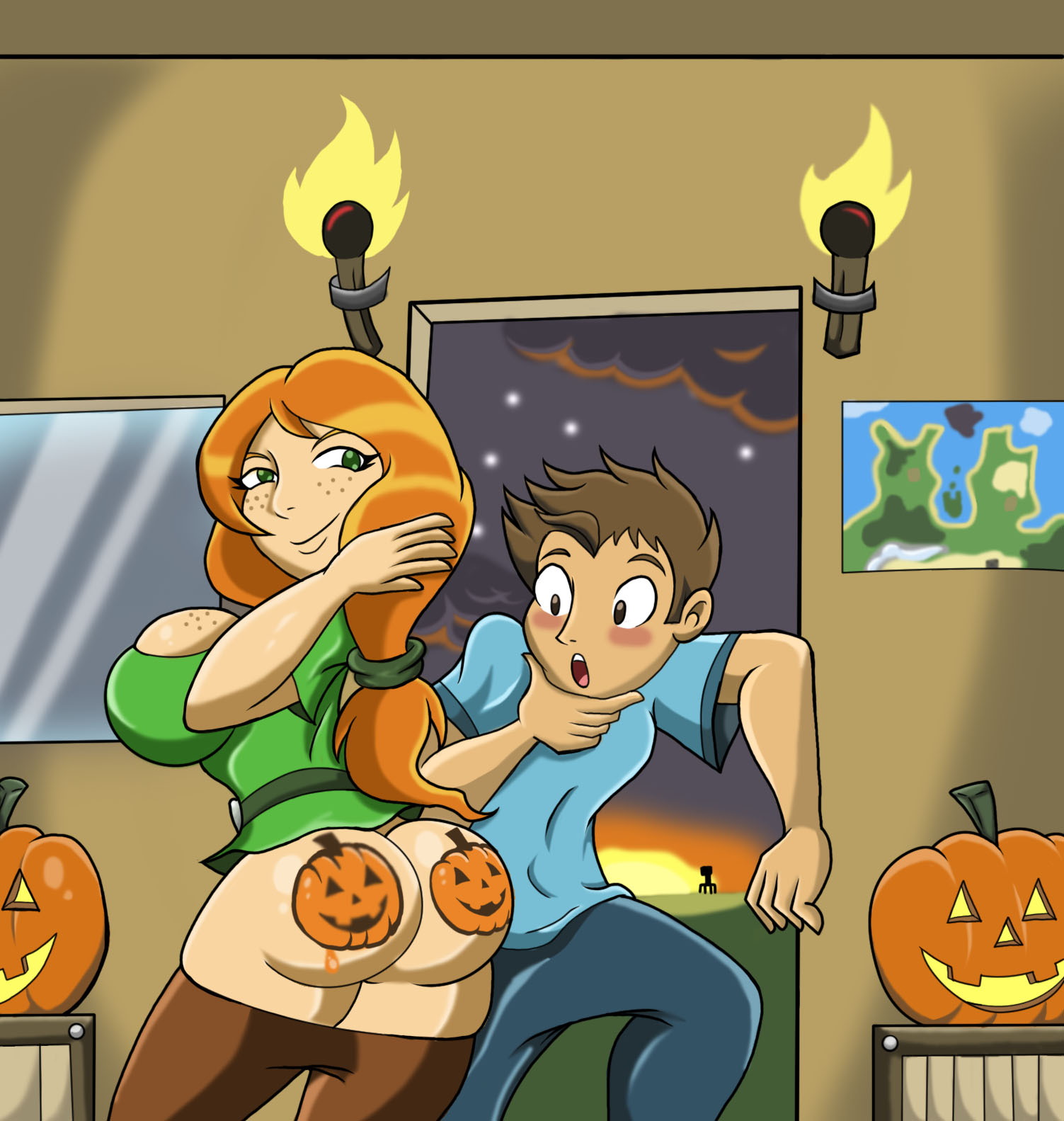 Alex (Minecraft) Rule 34 Image