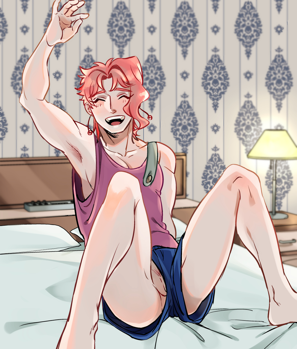 Noriaki Kakyoin (Jojo'S Bizarre Adventure) Rule 34 Image