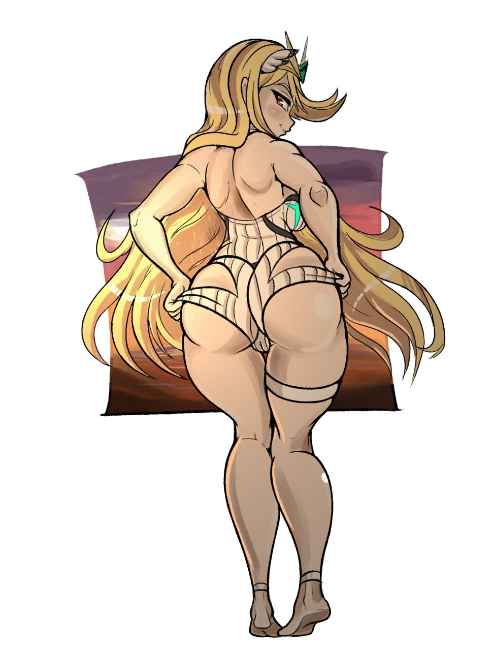 Mythra (Nintendo) Rule 34 Image