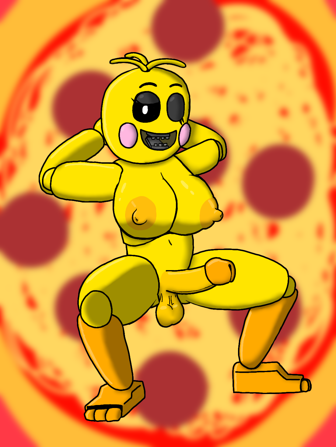 Toy Chica (Fnaf) Rule 34 Image