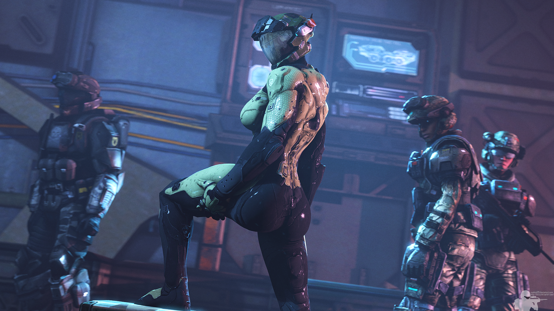 Spartan (Halo) Rule 34 Image