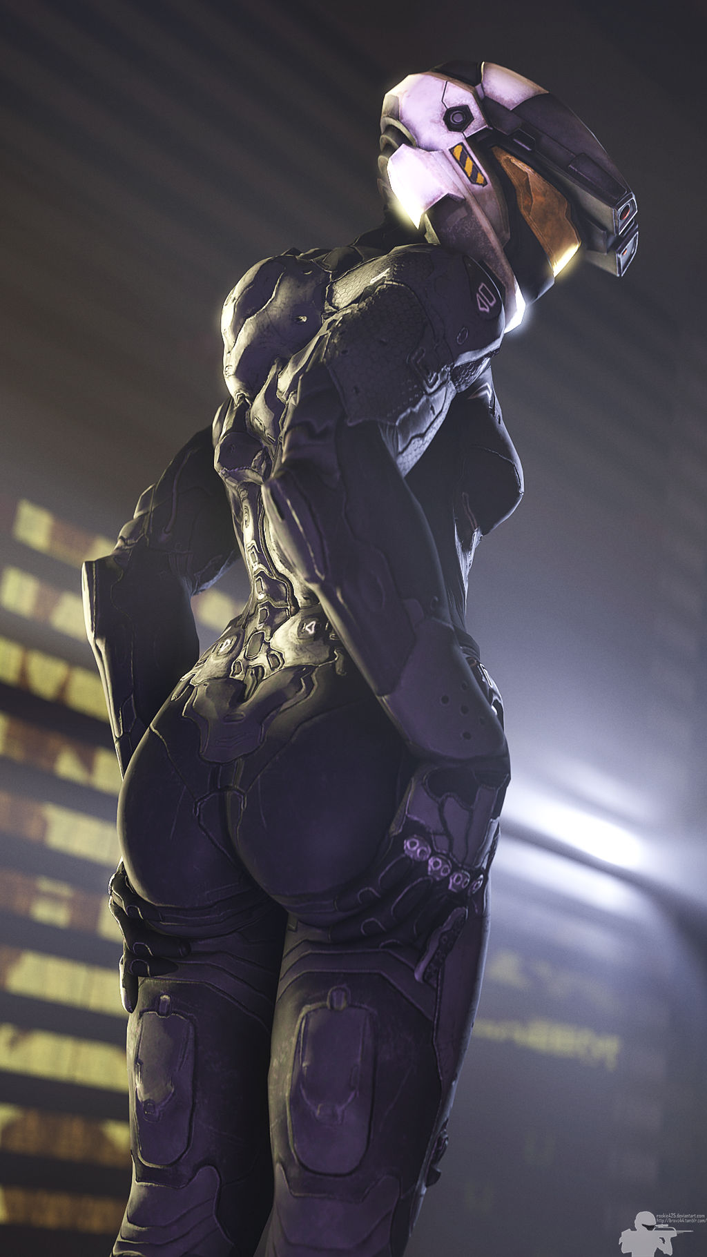 Female Spartan (Halo) Rule 34 Image