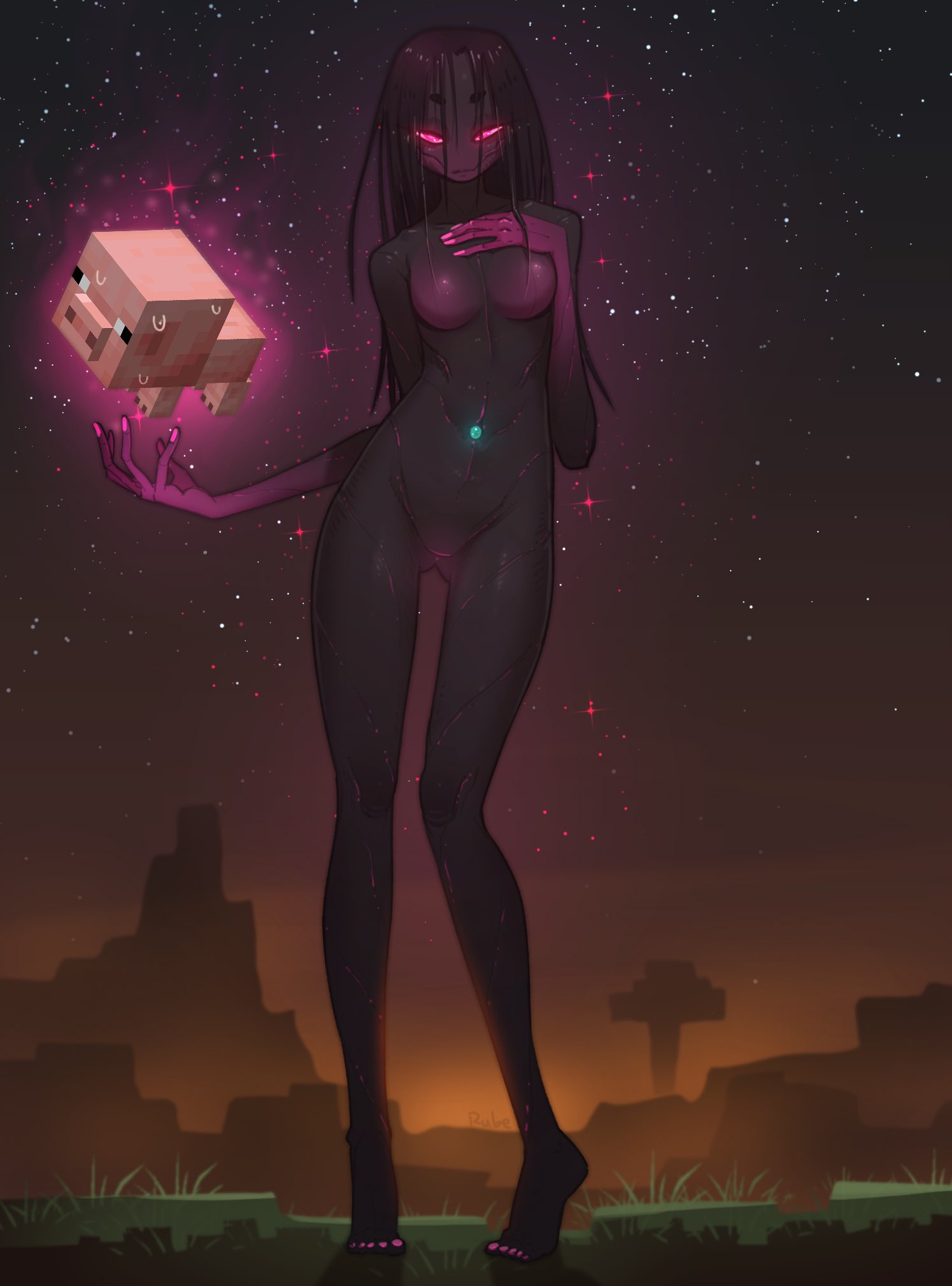 Enderman (Minecraft) Rule 34 Image