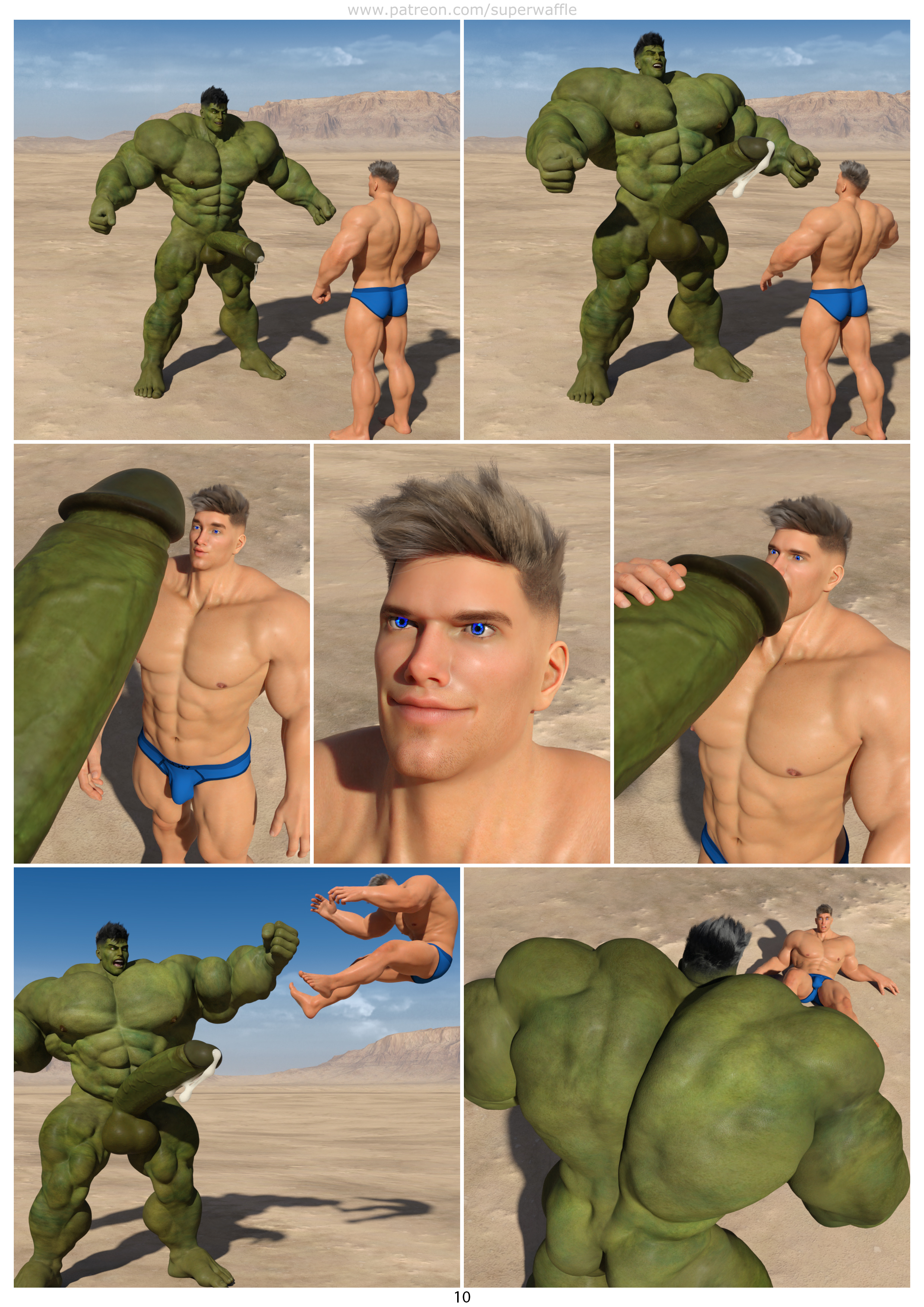 Hulk (Marvel) Rule 34 Image