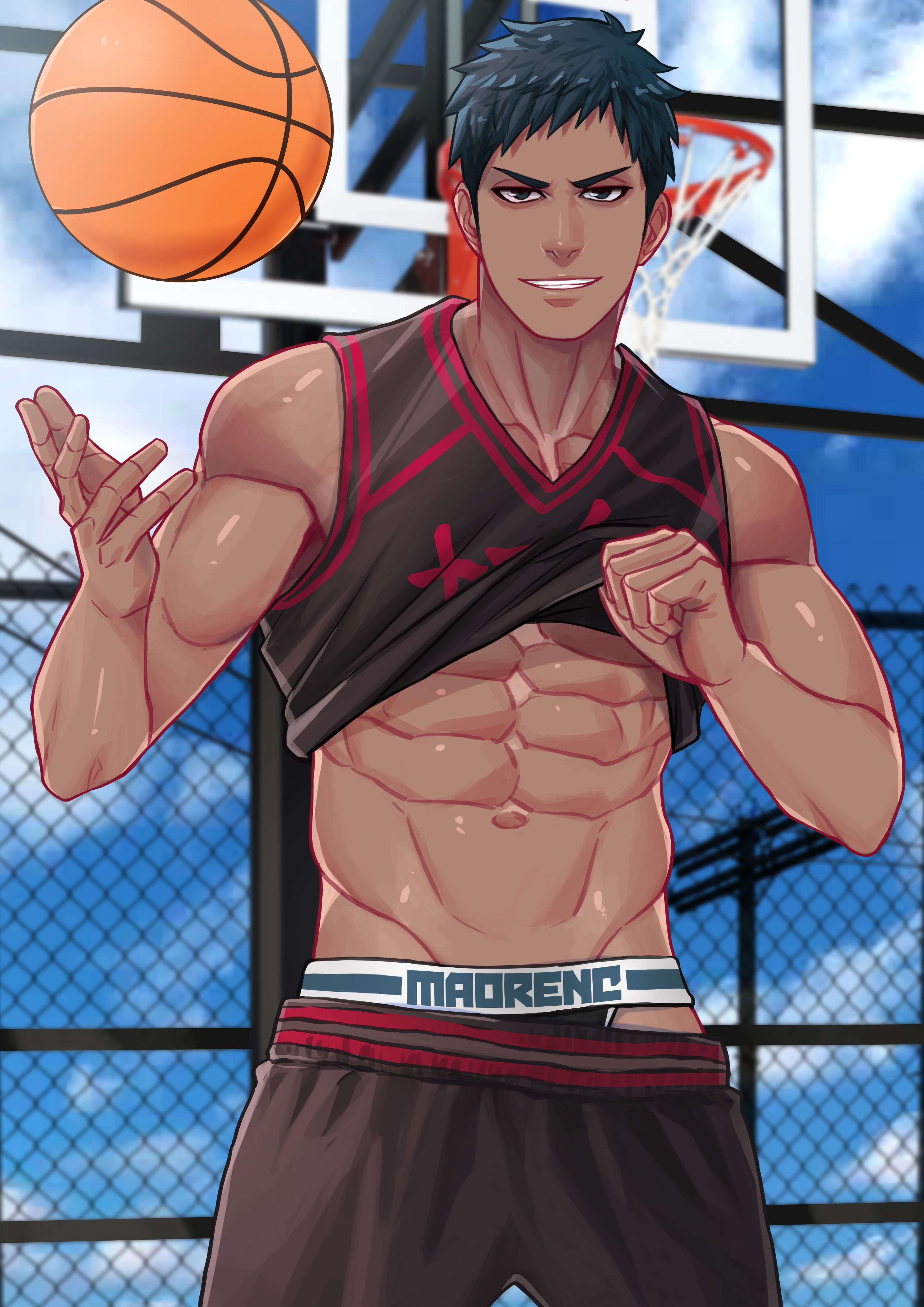 Aomine Daiki (Kuroko No Basuke) Rule 34 Image
