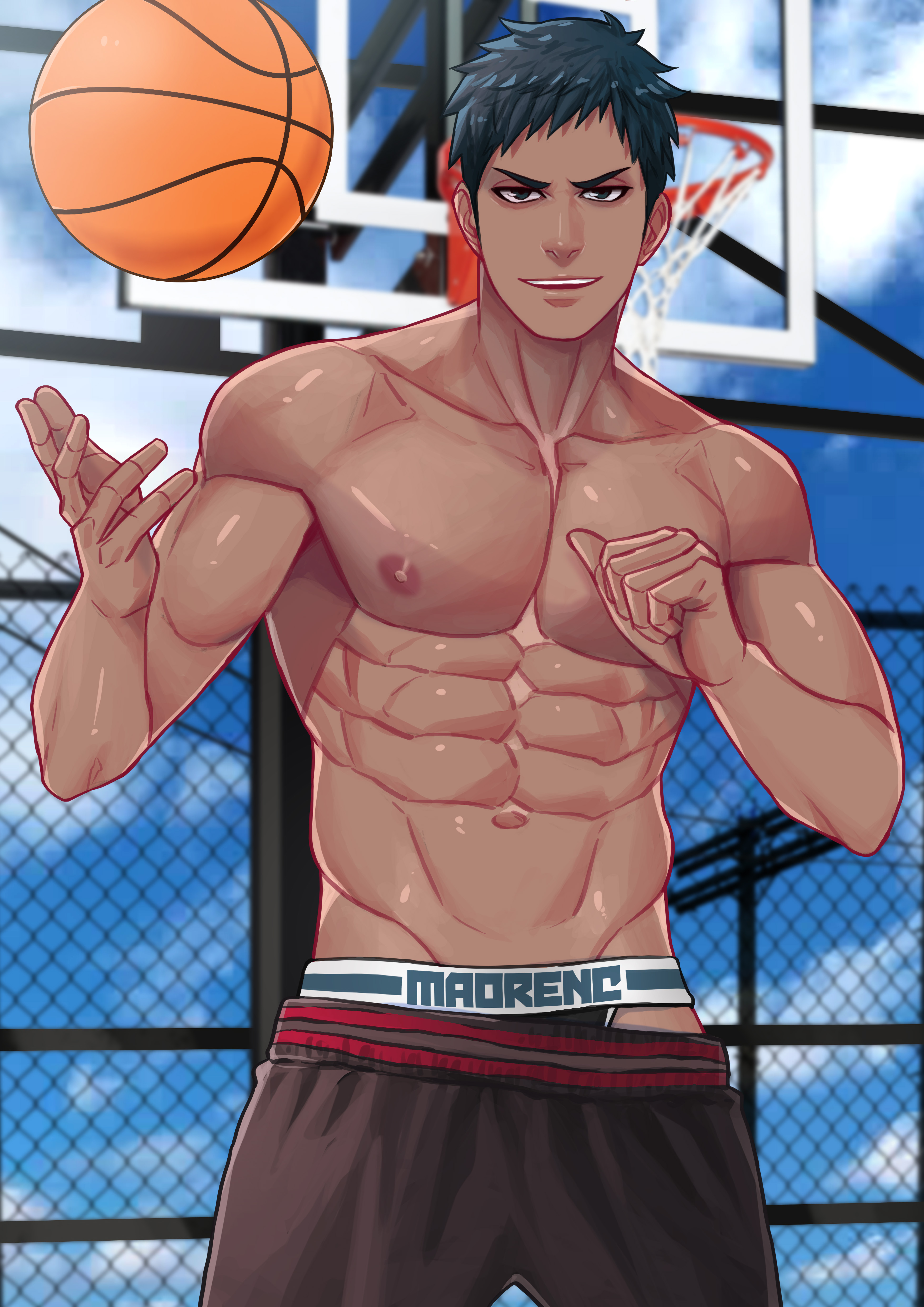 Aomine Daiki (Kuroko No Basuke) Rule 34 Image