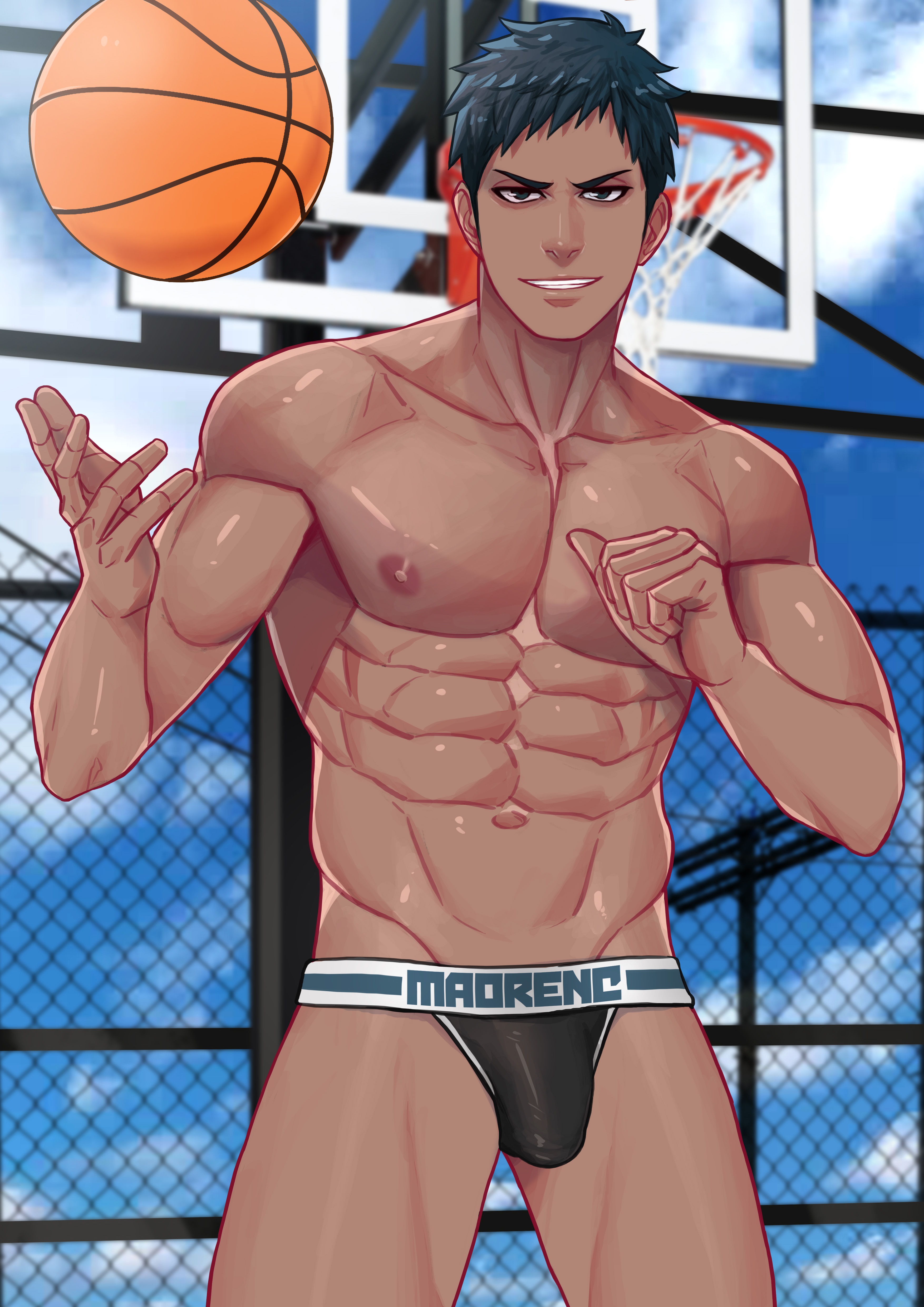 Aomine Daiki (Kuroko No Basuke) Rule 34 Image