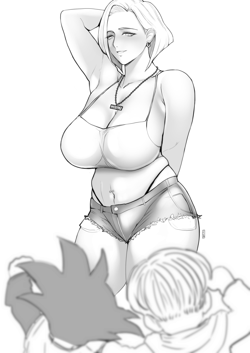Android 18 (Dragon Ball) Rule 34 Image