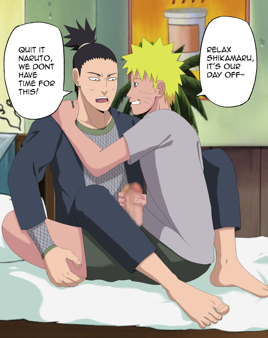 Nara Shikamaru (Naruto) Rule 34 Image