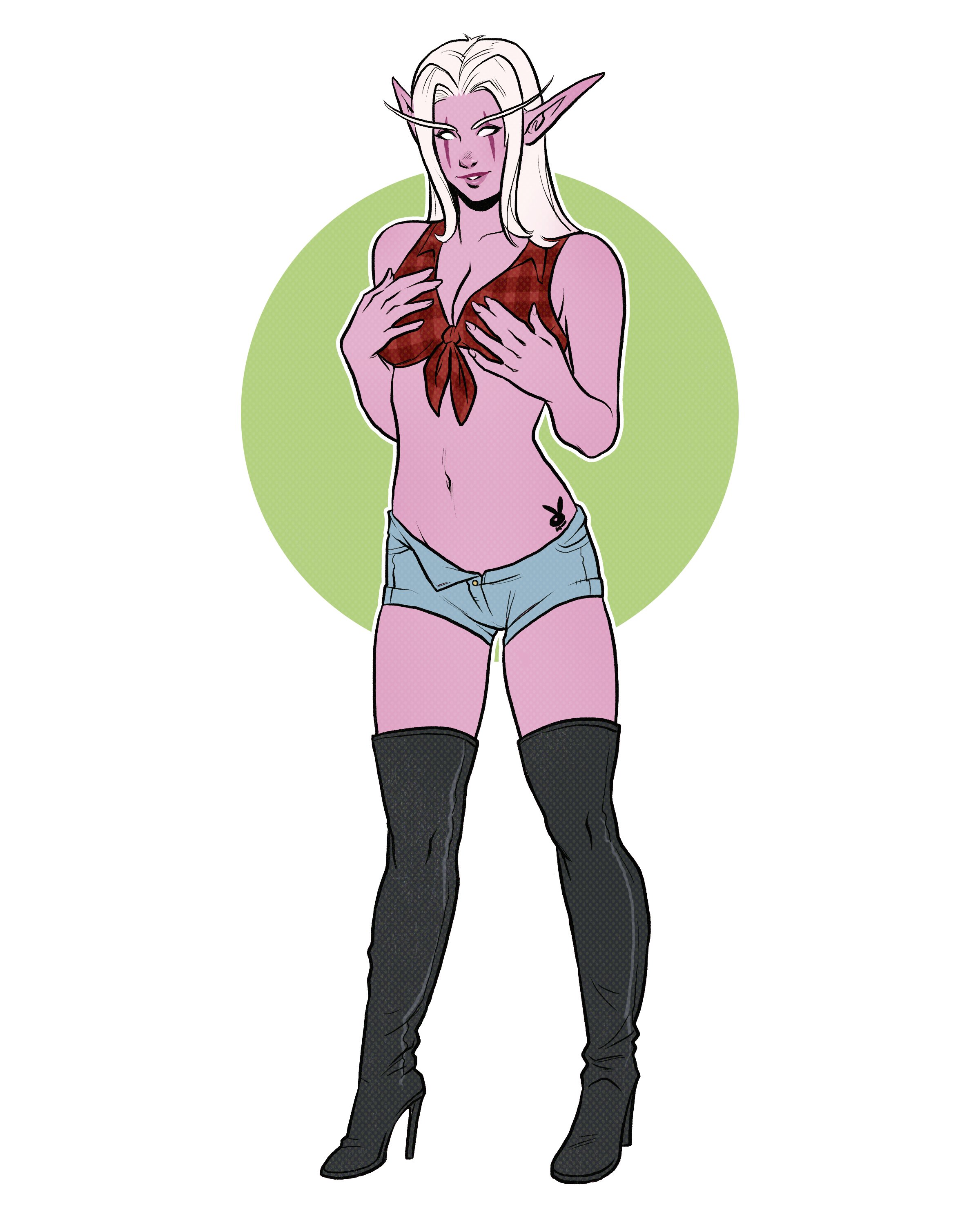 Night Elf (Playboy) Rule 34 Image