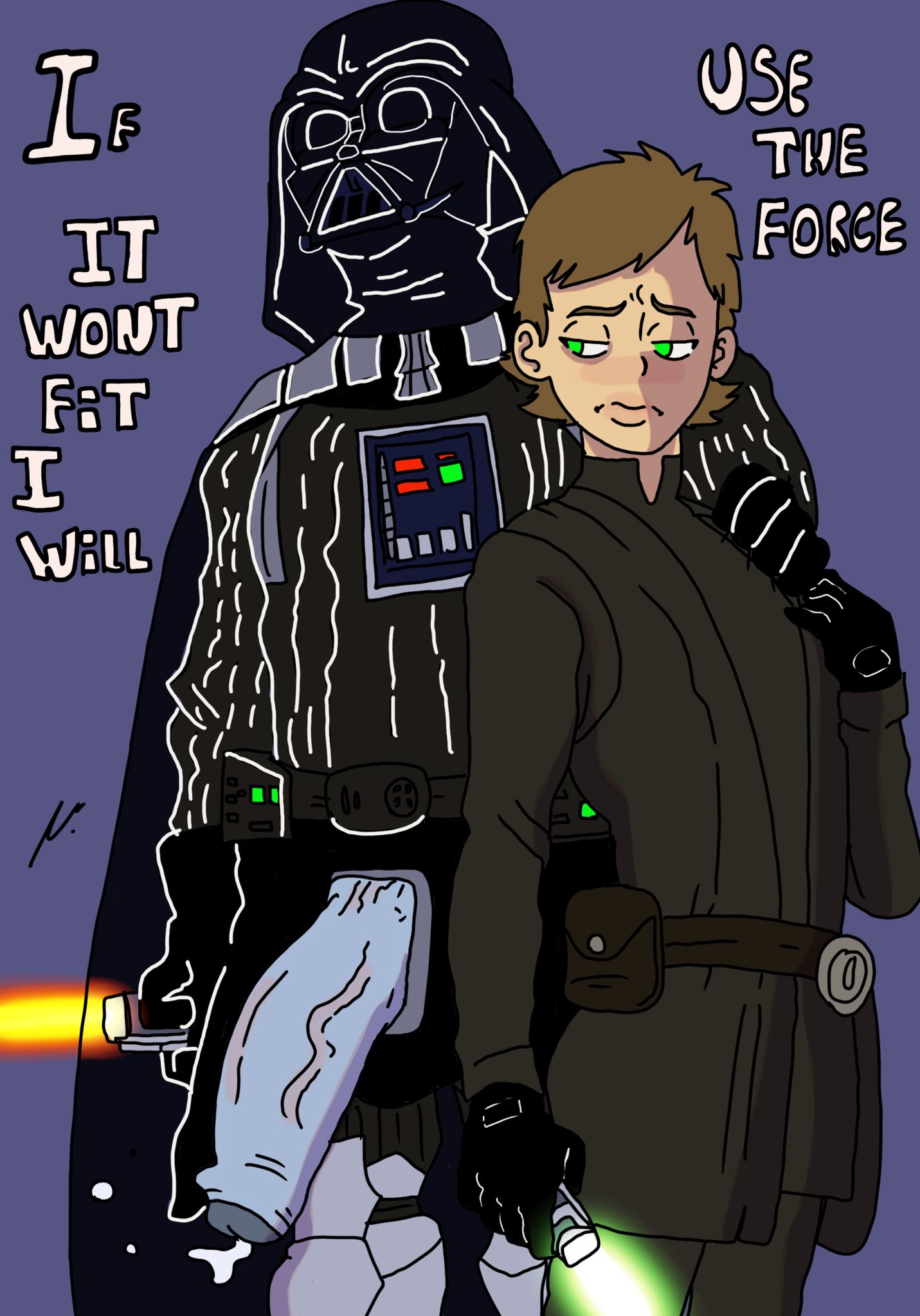 Darth Vader (Star Wars) Rule 34 Image