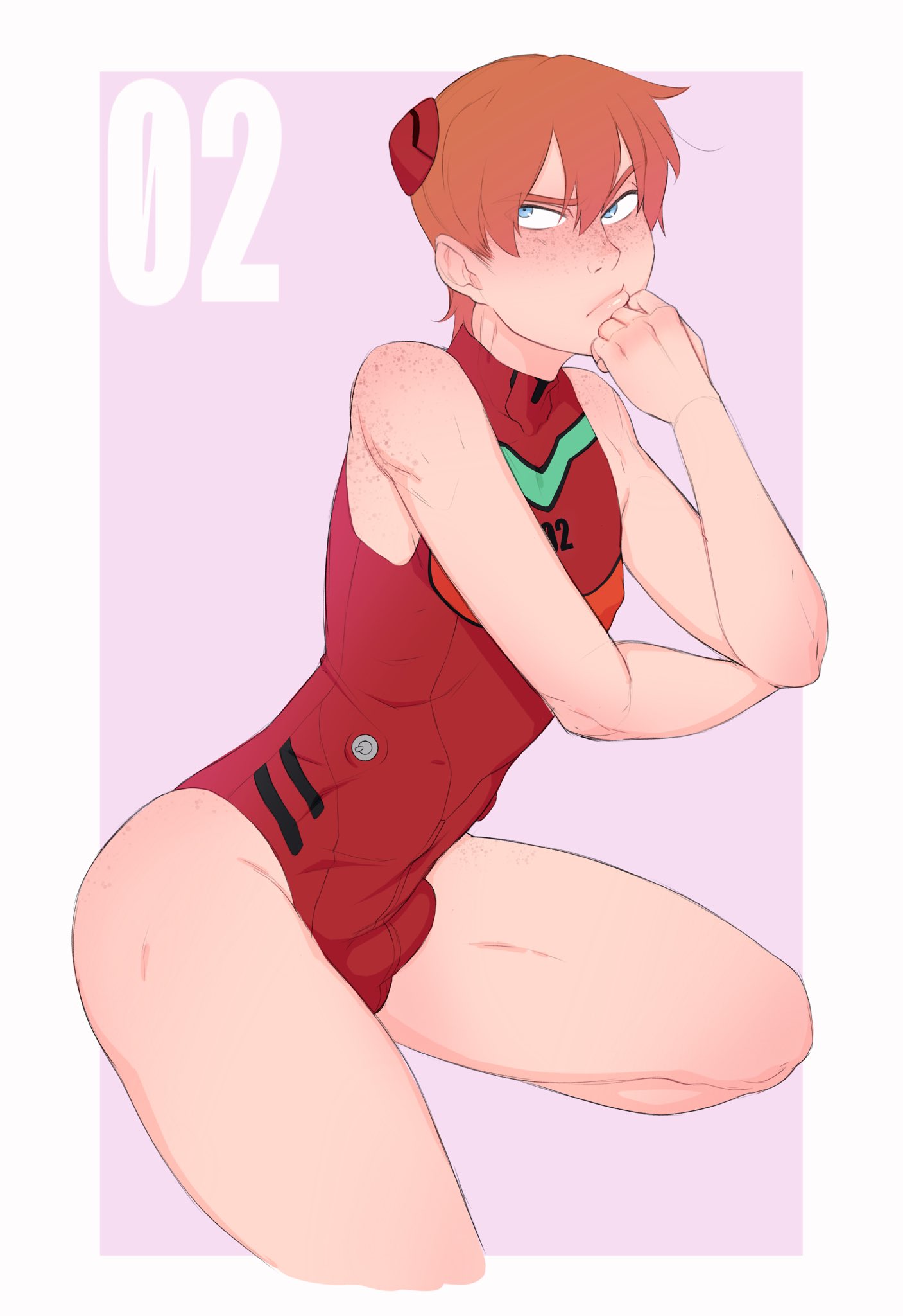 Asuka Langley Sohryu (Neon Genesis Evangelion) Rule 34 Image