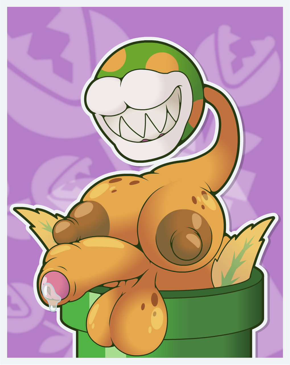 Piranha Plant (Mario (Series)) Rule 34 Image