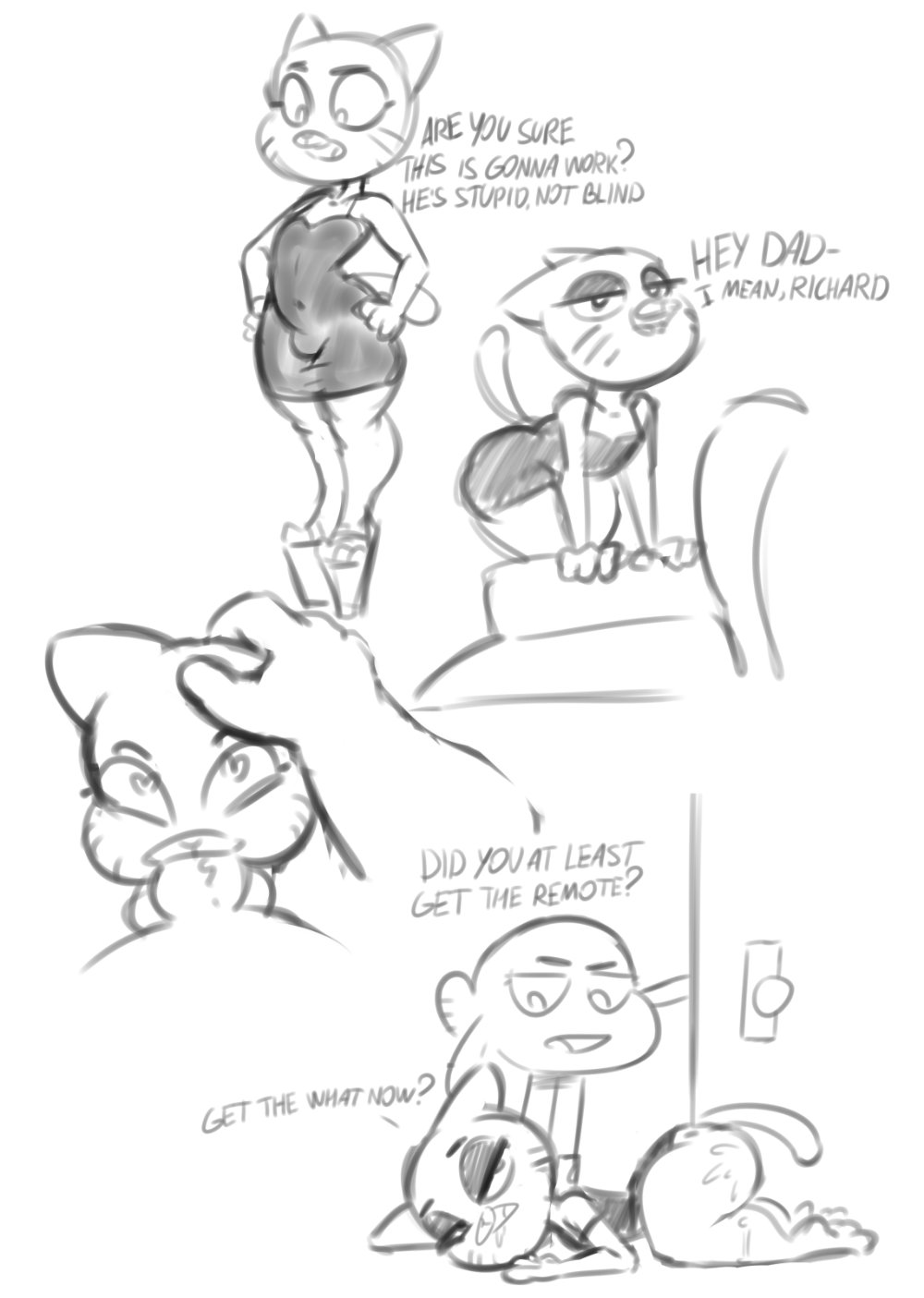 Darwin Watterson (The Amazing World Of Gumball) Rule 34 Image