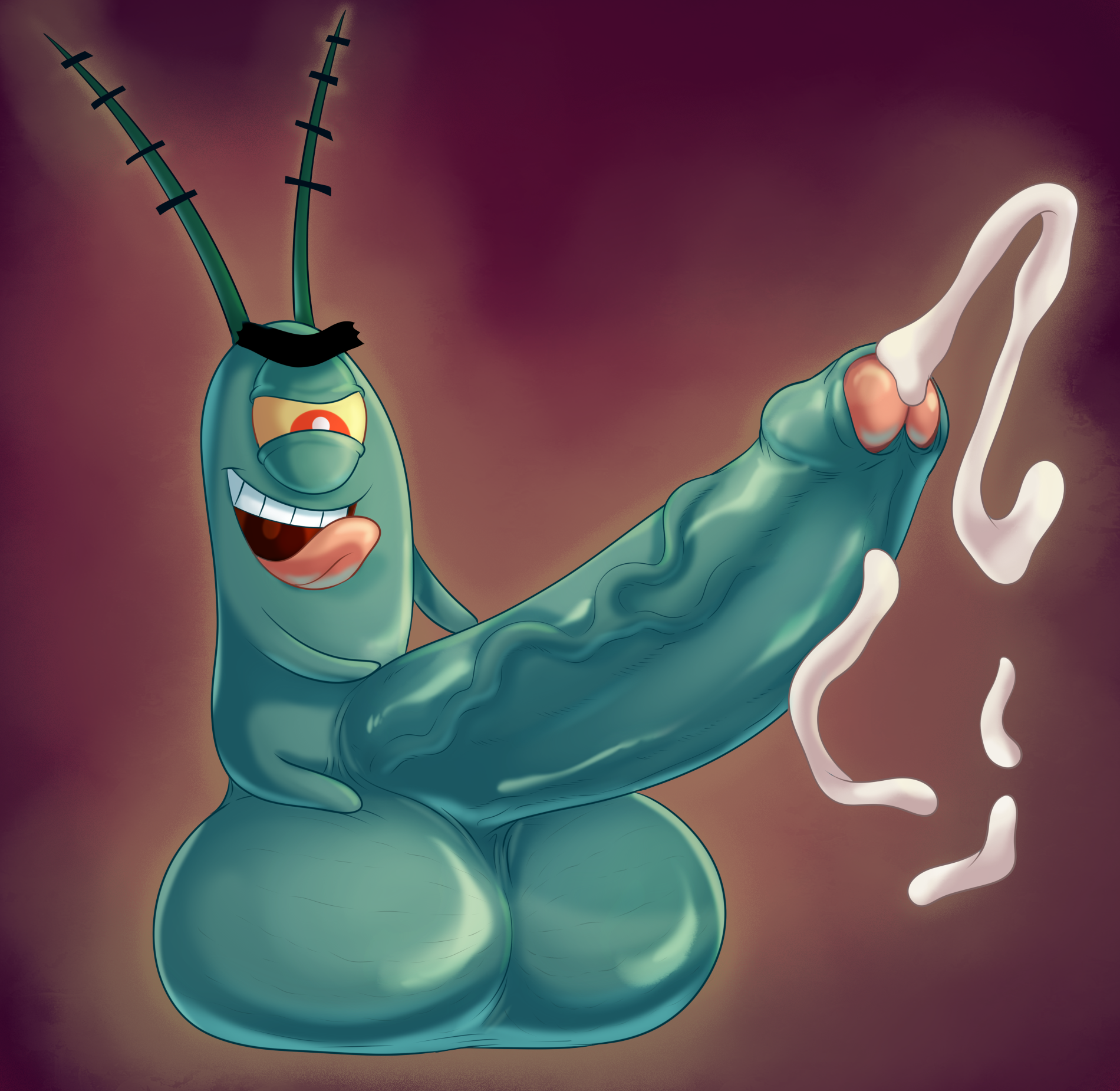 Sheldon J. Plankton (Nickelodeon) Rule 34 Image