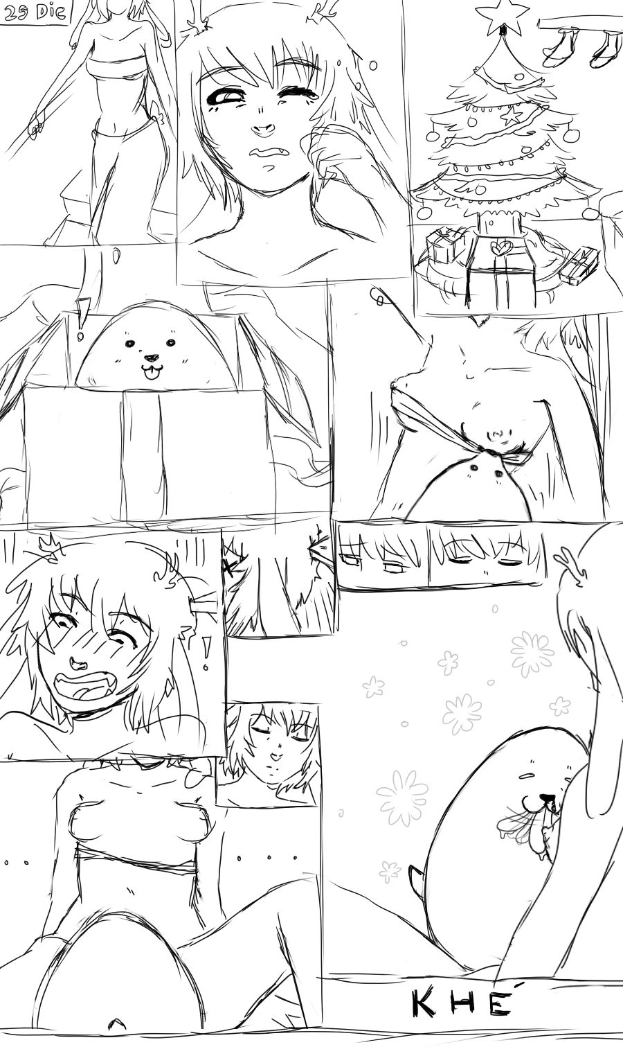 Original Character (Christmas) Rule 34 Image