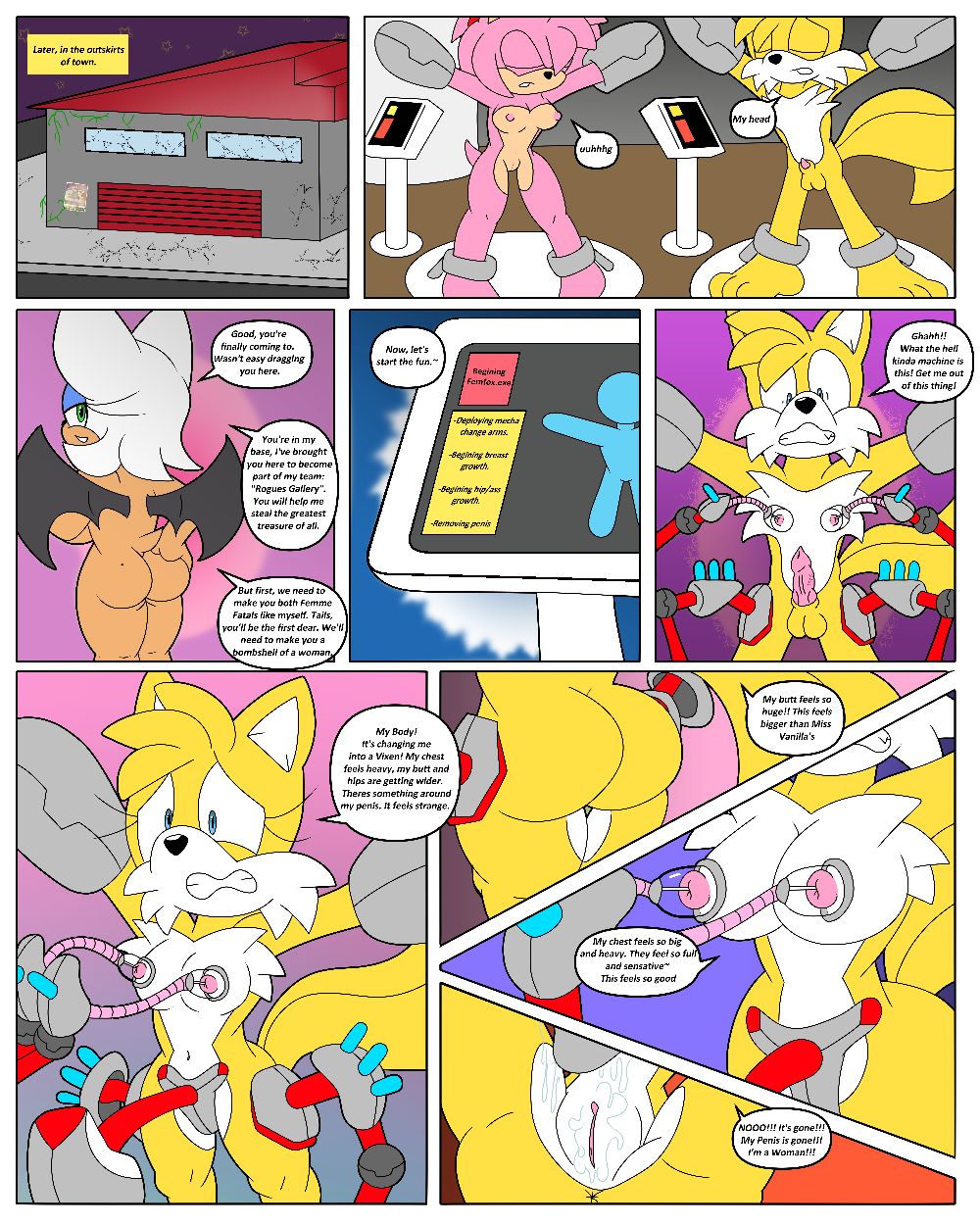 Amy Rose (Sega) Rule 34 Image