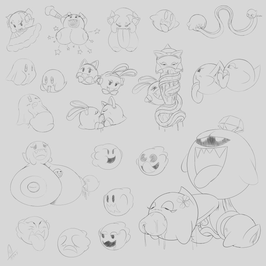 Bomb Boo (Kirby (Series)) Rule 34 Image