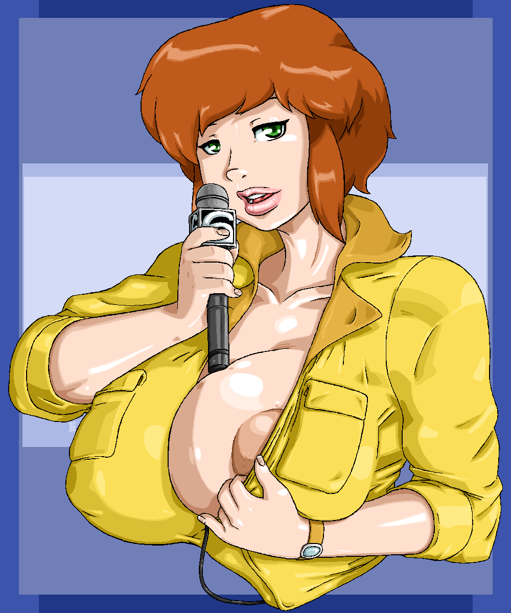 April O'Neil (Tmnt 1987) Rule 34 Image