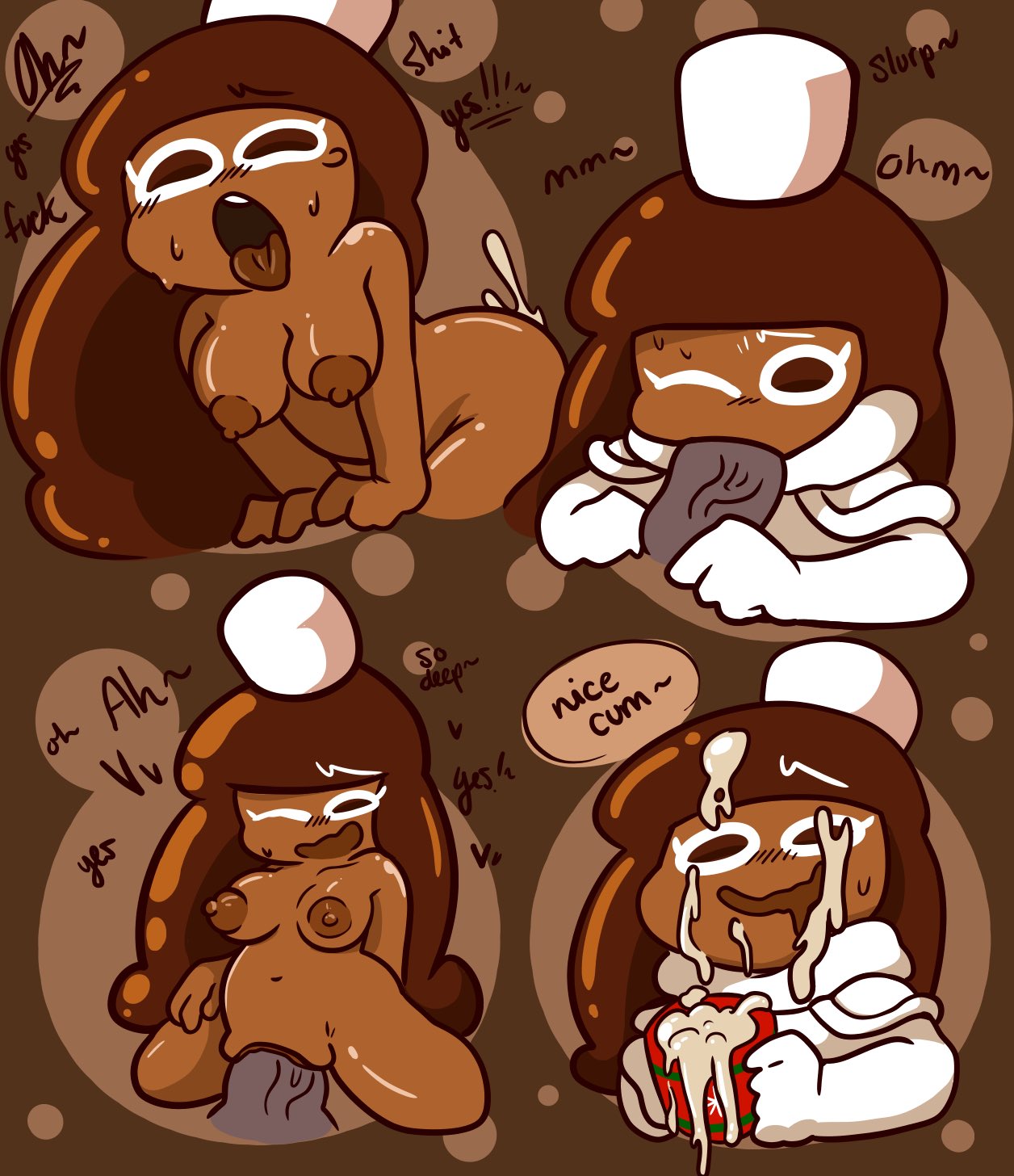 Cocoa Cookie (Cookie Run) Rule 34 Image