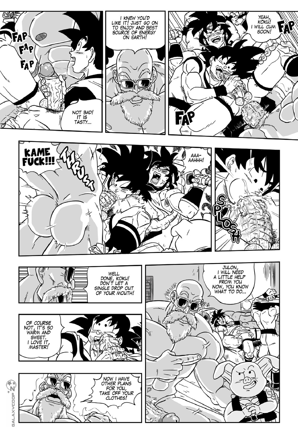 Master Roshi (Dragon Ball) Rule 34 Image