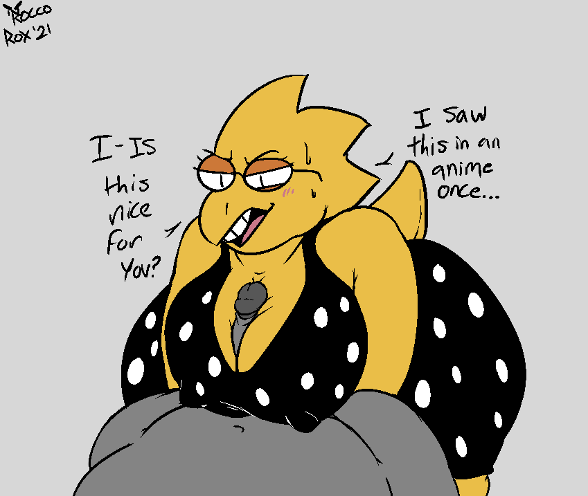 Alphys (Undertale) Rule 34 Image
