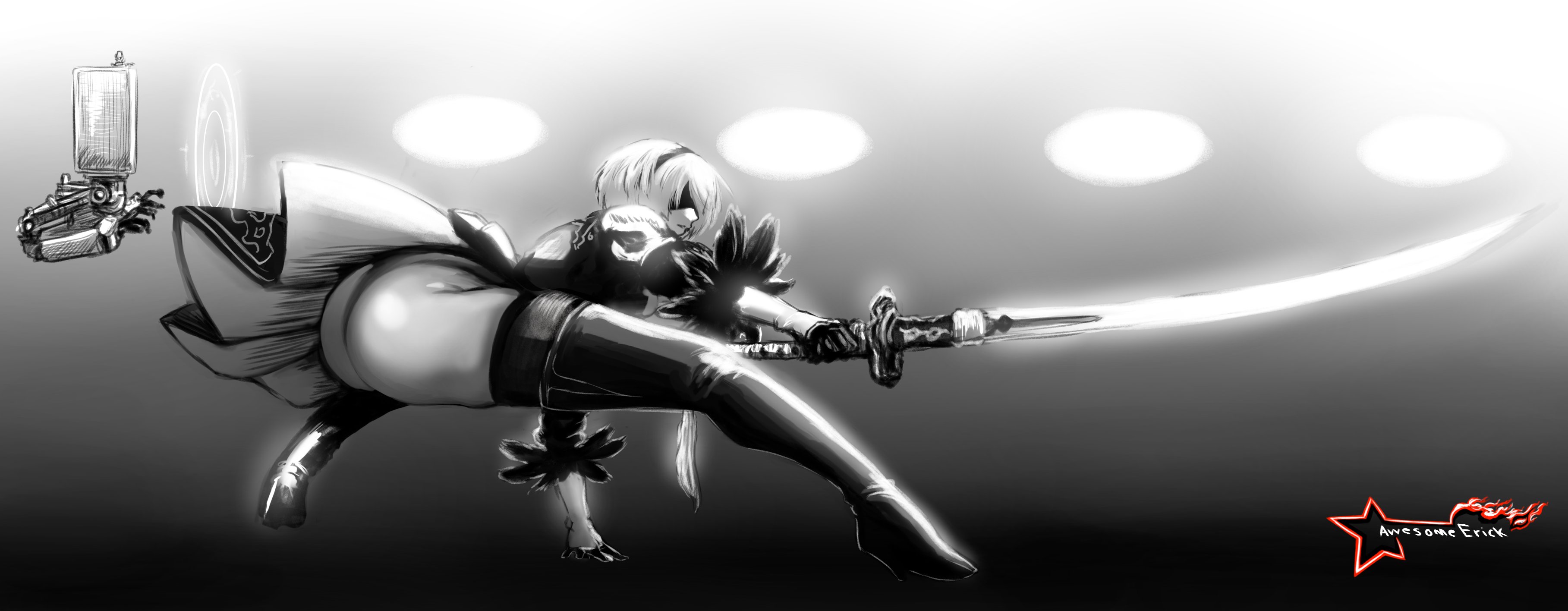 Yorha 2b (Nier: Automata) Rule 34 Image