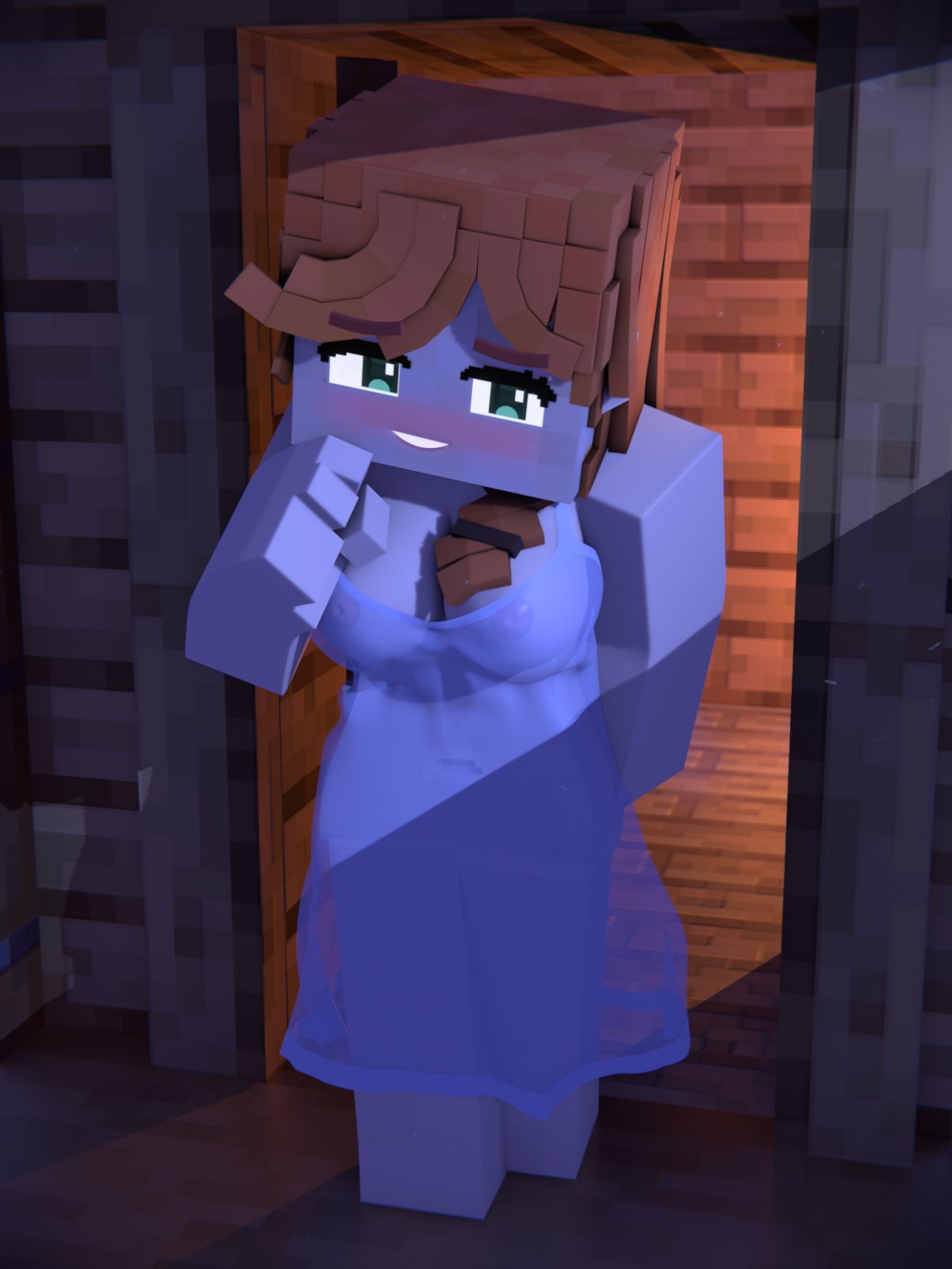 Alex (Minecraft) Rule 34 Image