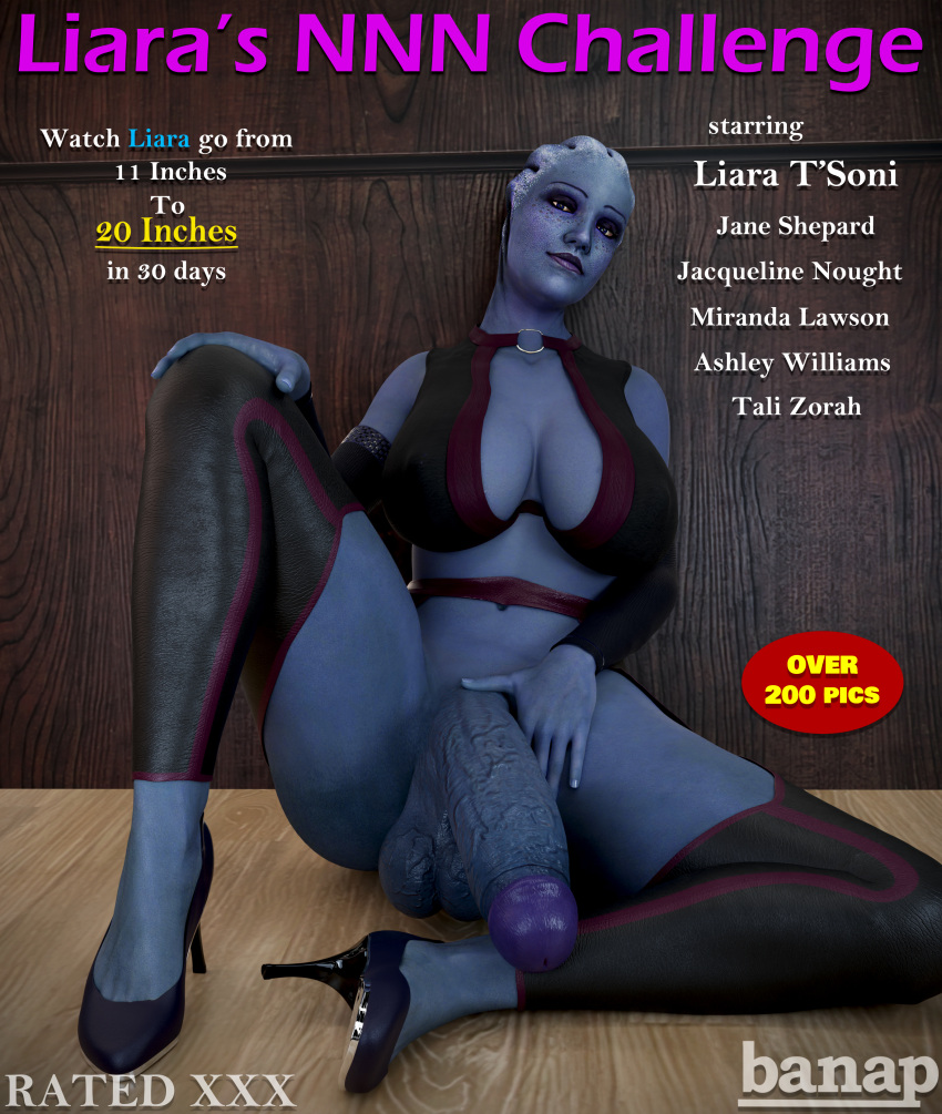 Asari (Liara T'Soni) Rule 34 Image