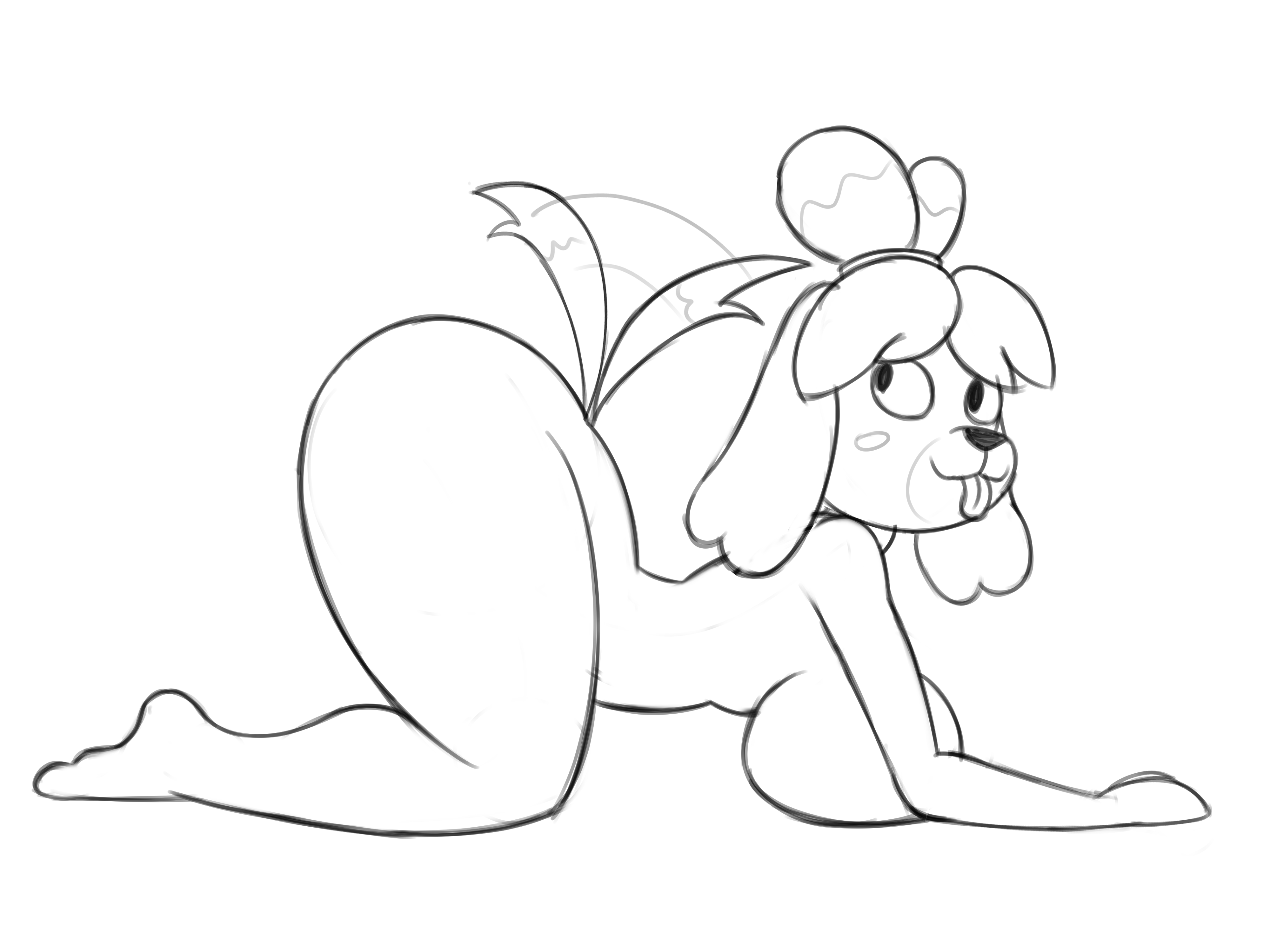 Isabelle (Animal Crossing) Rule 34 Image