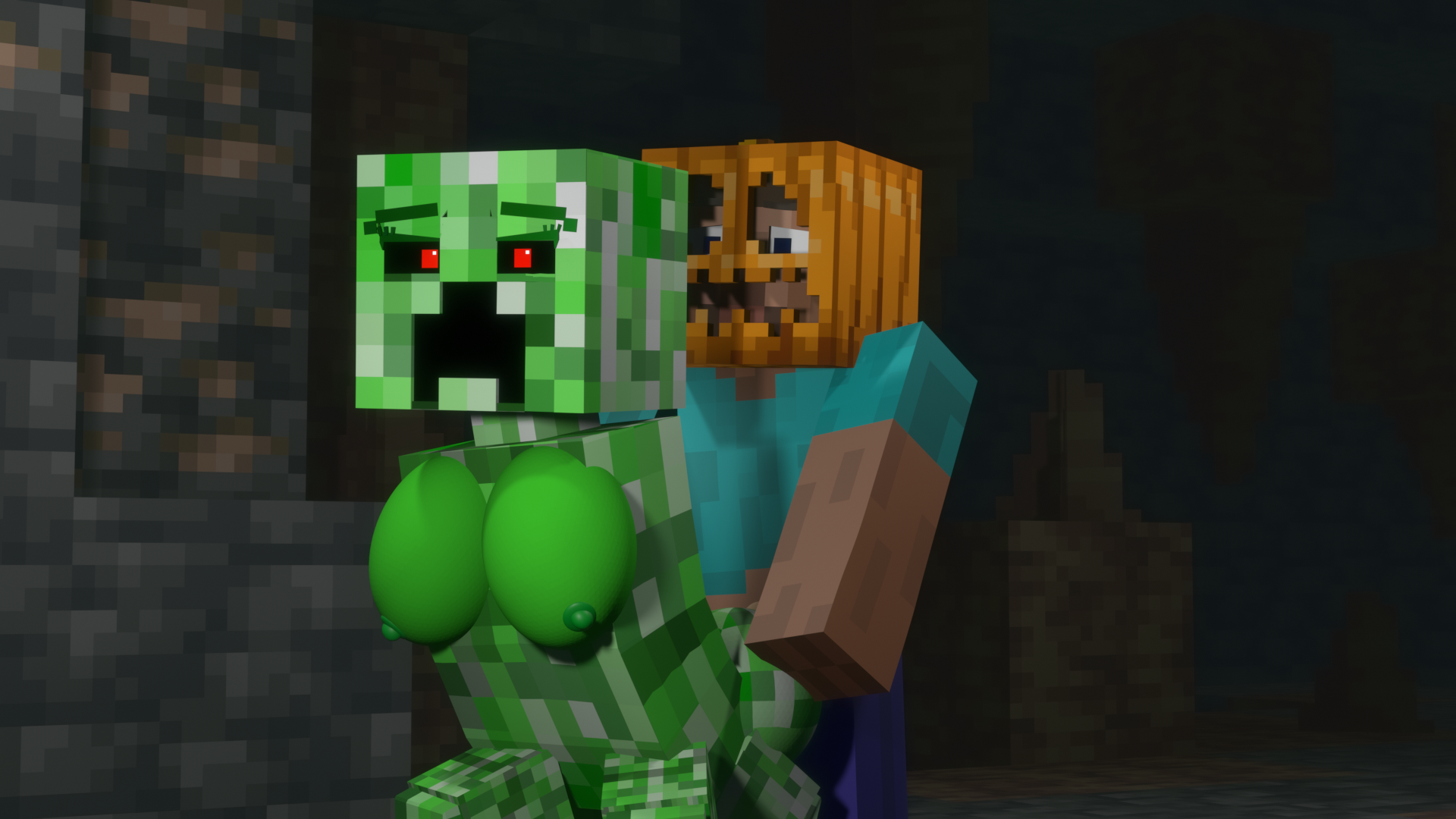 Creeper (Minecraft) Rule 34 Image