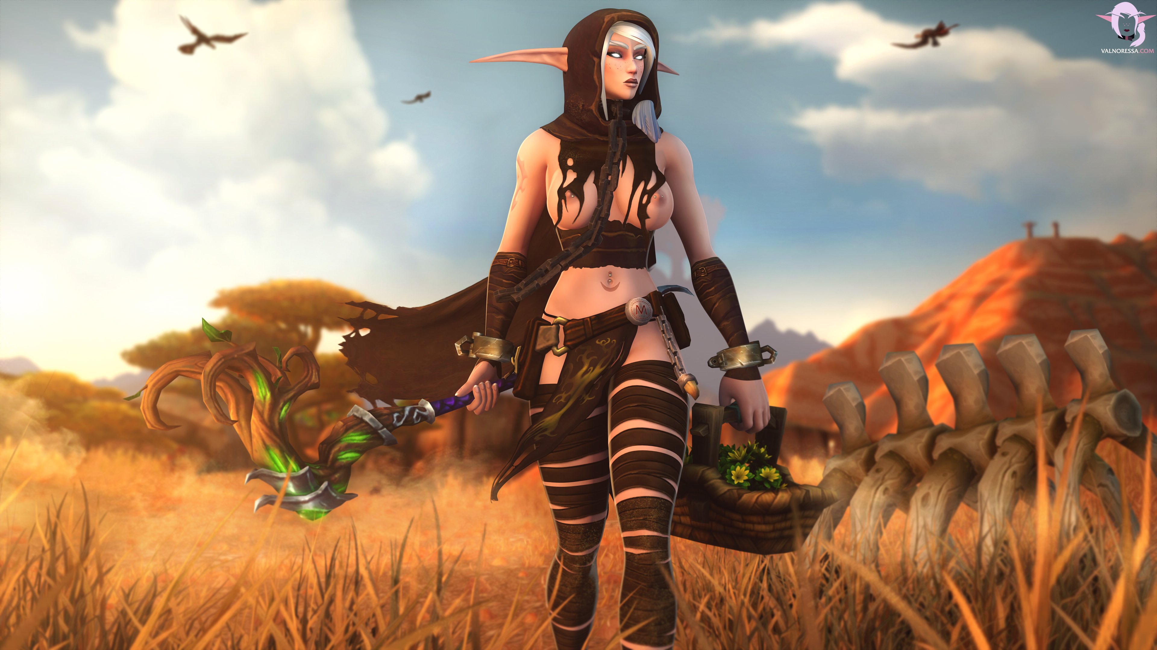 Night Elf (World Of Warcraft) Rule 34 Image